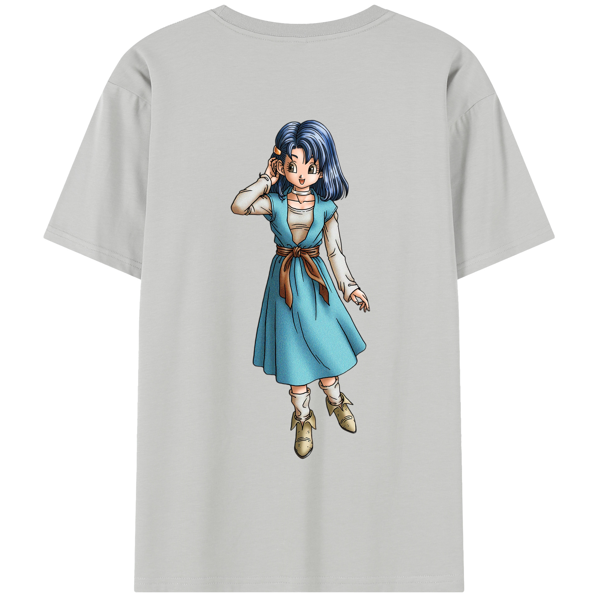 （画像用） ドラゴンクエスト Doragon Kuesuto Dragon Quest レディース半袖Tシャツ(バックプリント)