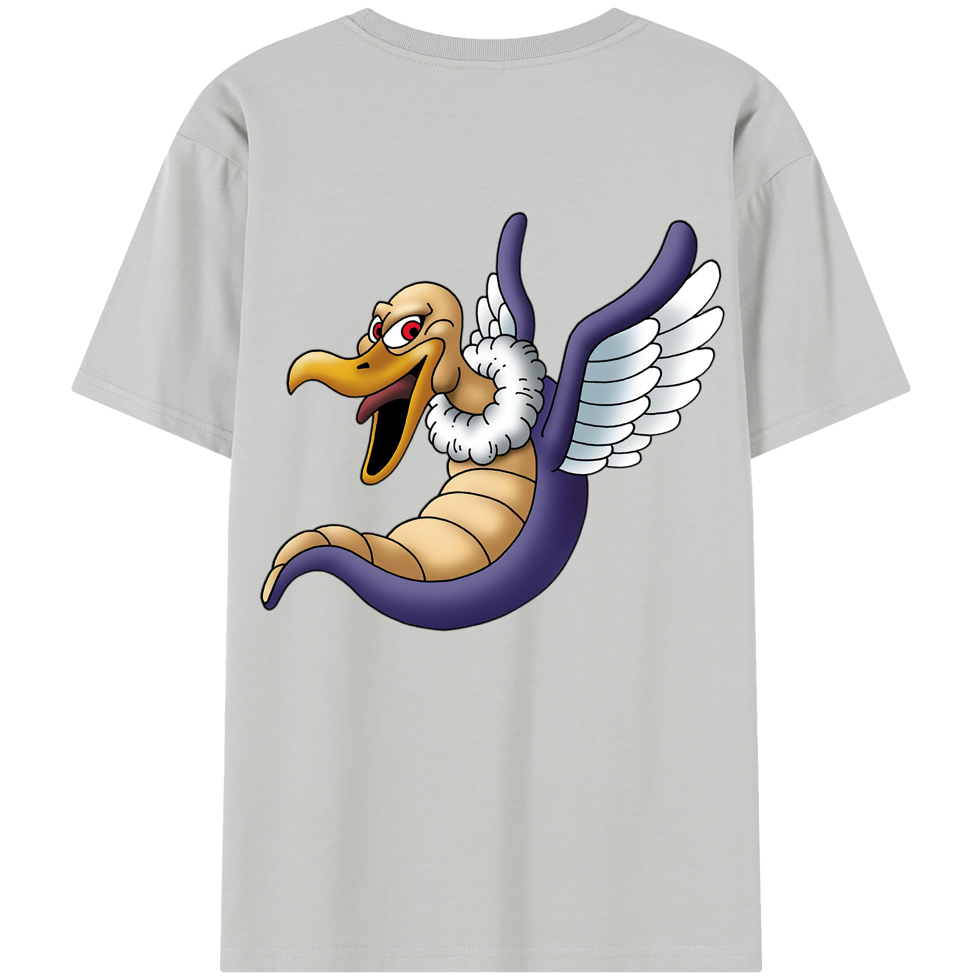 （画像用） ドラゴンクエスト Doragon Kuesuto Dragon Quest レディース半袖Tシャツ(バックプリント)