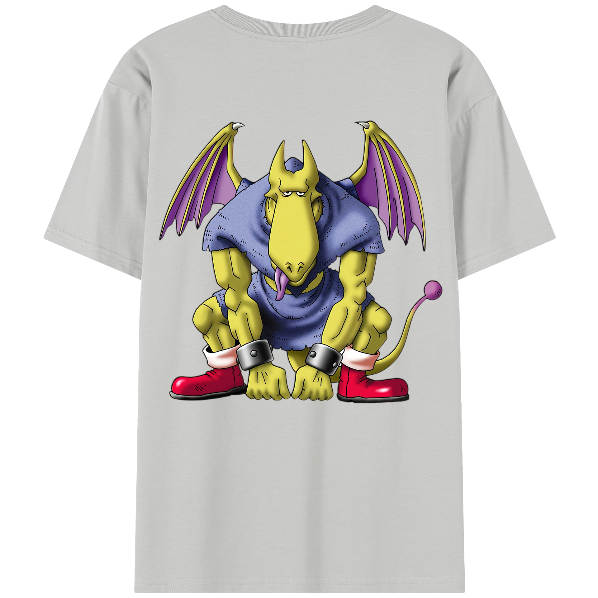 （画像用） ドラゴンクエスト Doragon Kuesuto Dragon Quest レディース半袖Tシャツ(バックプリント)