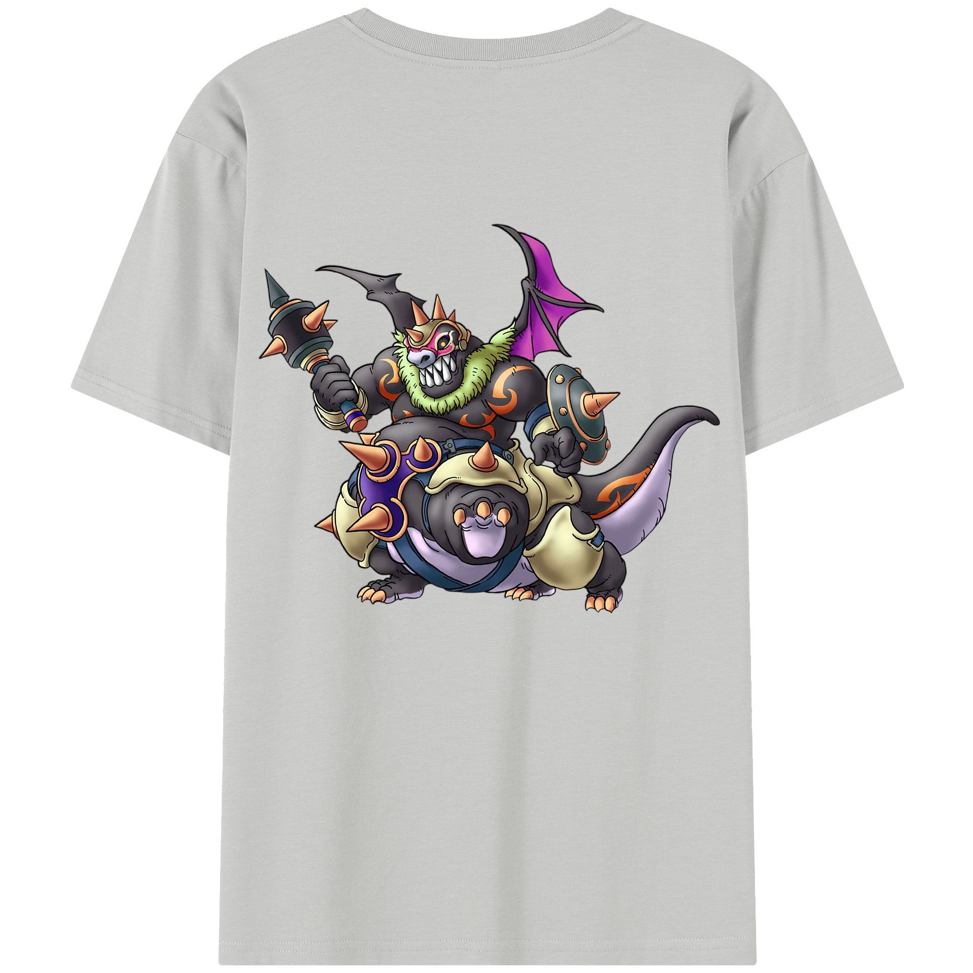 （画像用） ドラゴンクエスト Doragon Kuesuto Dragon Quest レディース半袖Tシャツ(バックプリント)