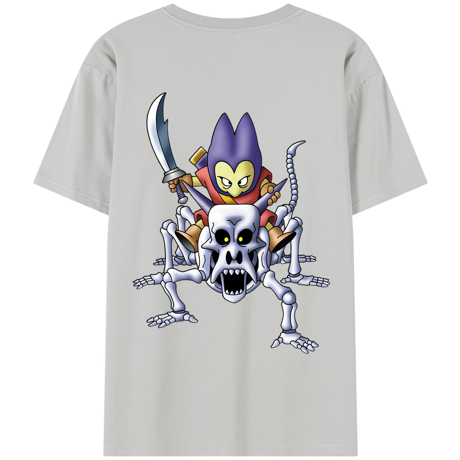 （画像用） ドラゴンクエスト Doragon Kuesuto Dragon Quest レディース半袖Tシャツ(バックプリント)