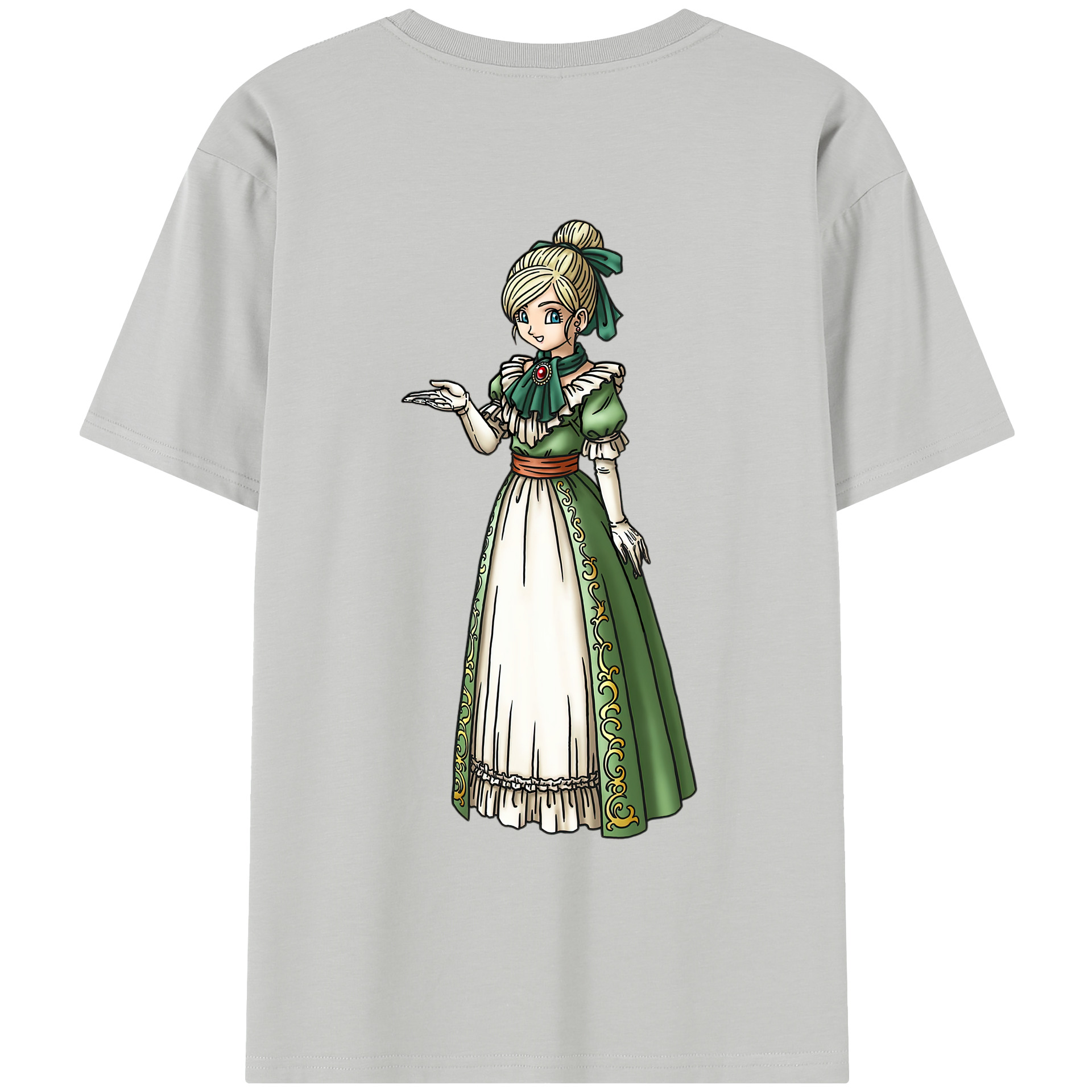 （画像用） ドラゴンクエスト Doragon Kuesuto Dragon Quest レディース半袖Tシャツ(バックプリント)
