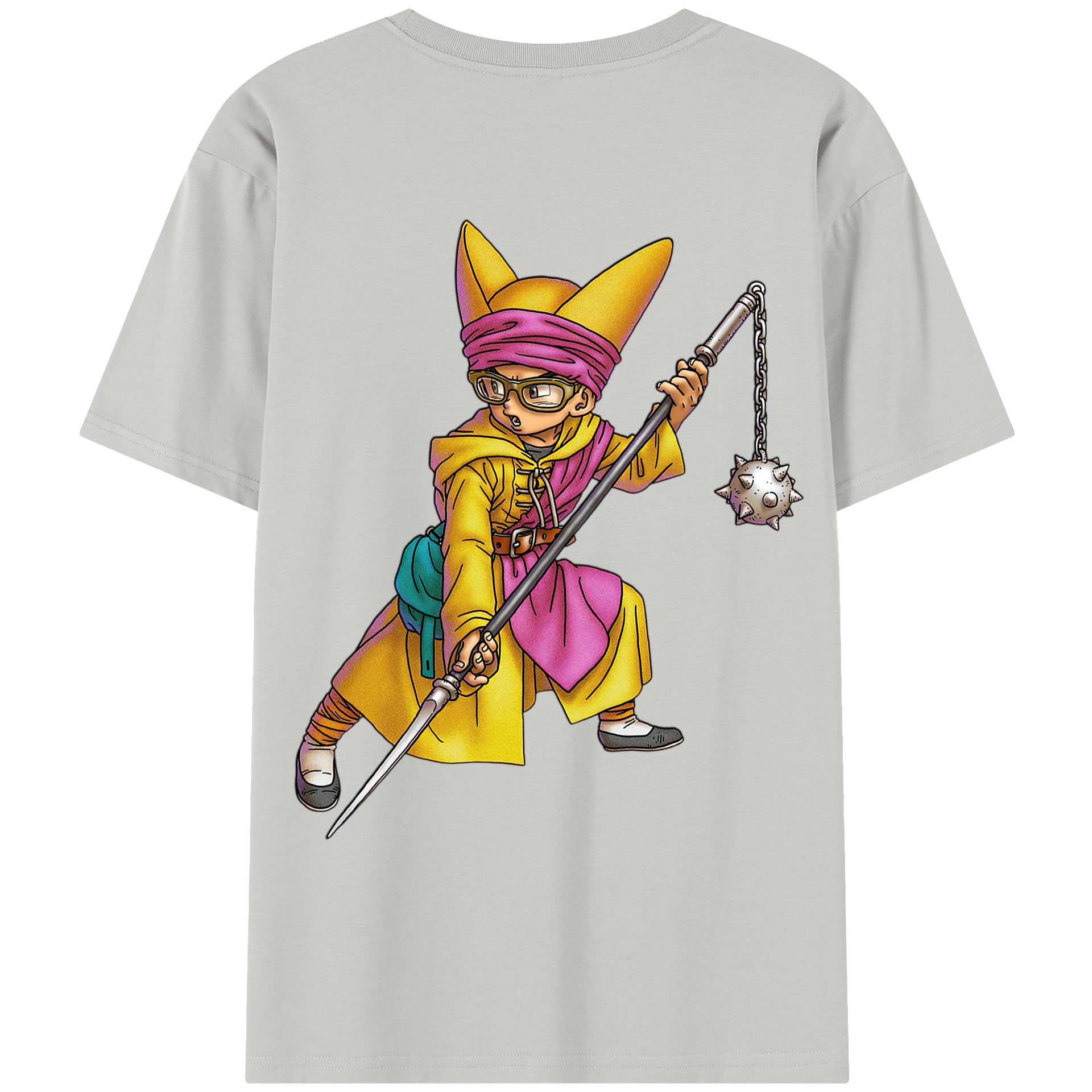 （画像用） ドラゴンクエスト Doragon Kuesuto Dragon Quest レディース半袖Tシャツ(バックプリント)