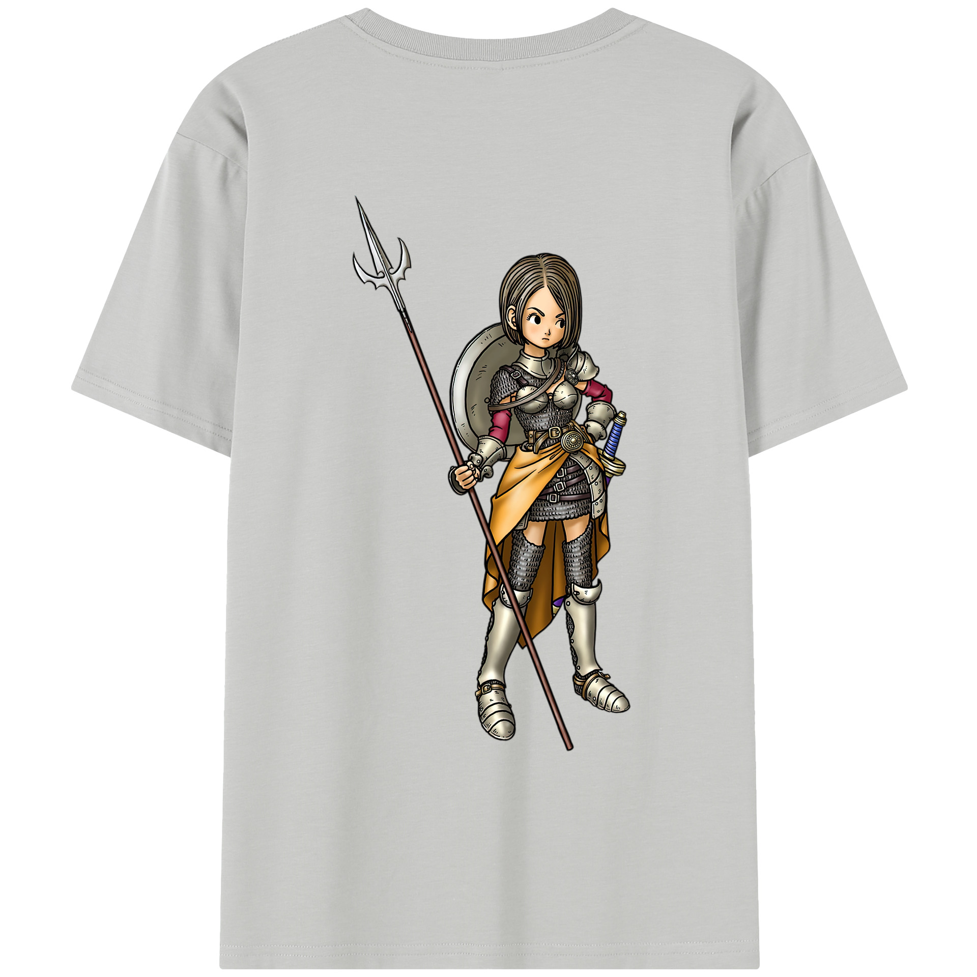 （画像用） ドラゴンクエスト Doragon Kuesuto Dragon Quest レディース半袖Tシャツ(バックプリント)
