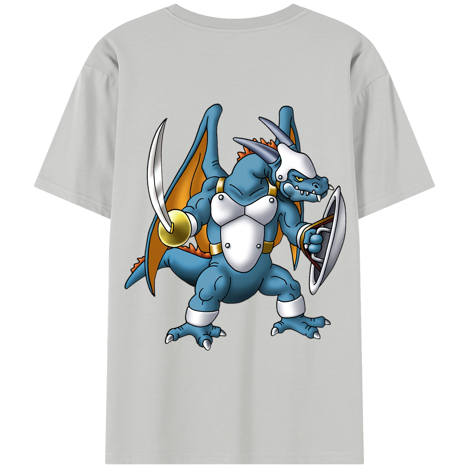 （画像用） ドラゴンクエスト Doragon Kuesuto Dragon Quest レディース半袖Tシャツ(バックプリント)
