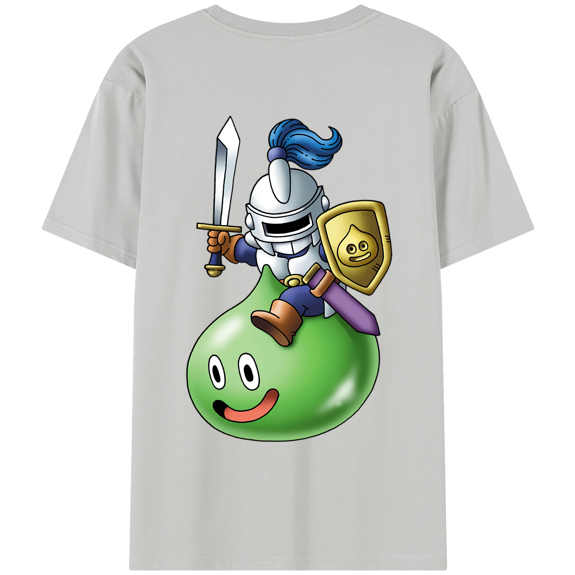 （画像用） ドラゴンクエスト Doragon Kuesuto Dragon Quest レディース半袖Tシャツ(バックプリント)
