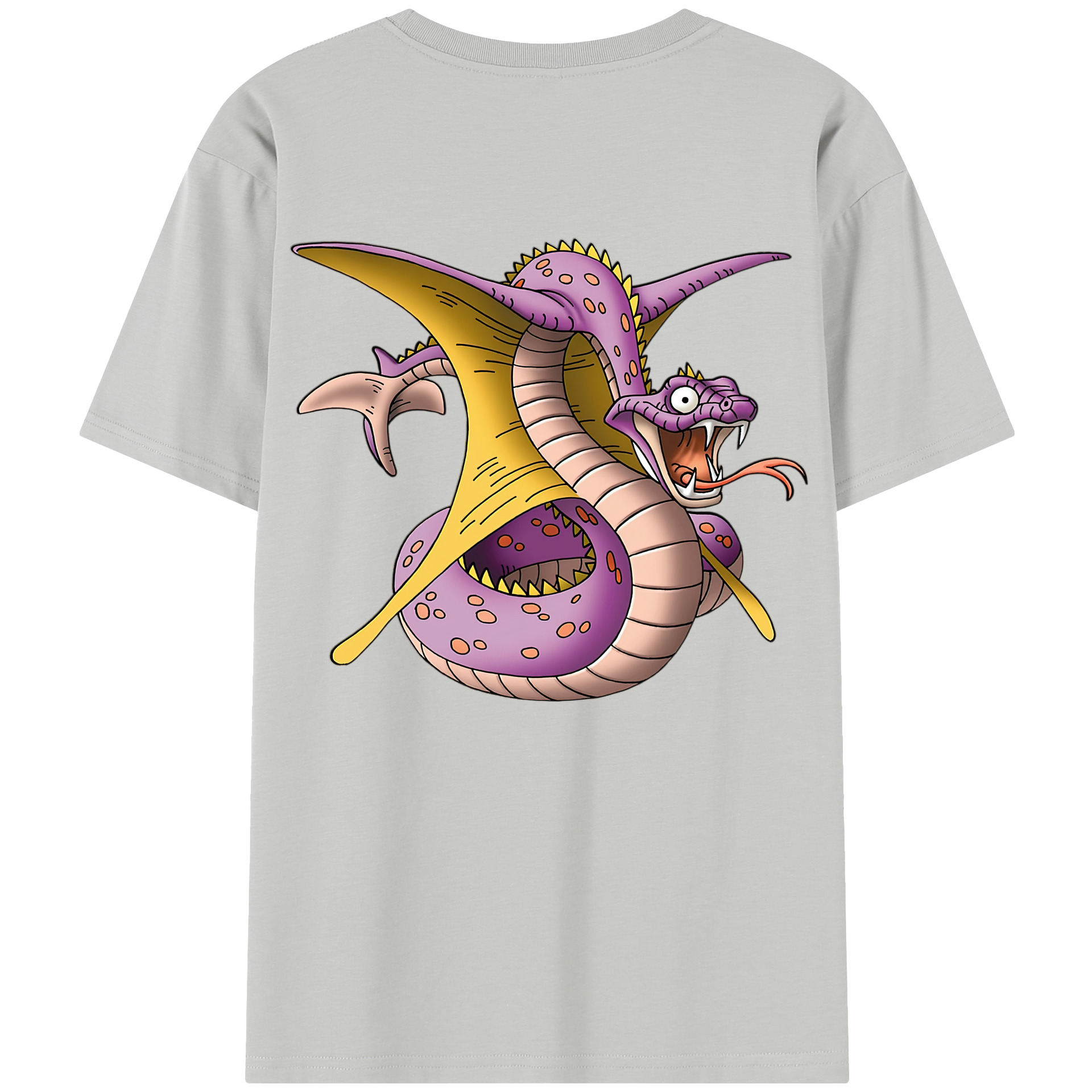 （画像用） ドラゴンクエスト Doragon Kuesuto Dragon Quest レディース半袖Tシャツ(バックプリント)