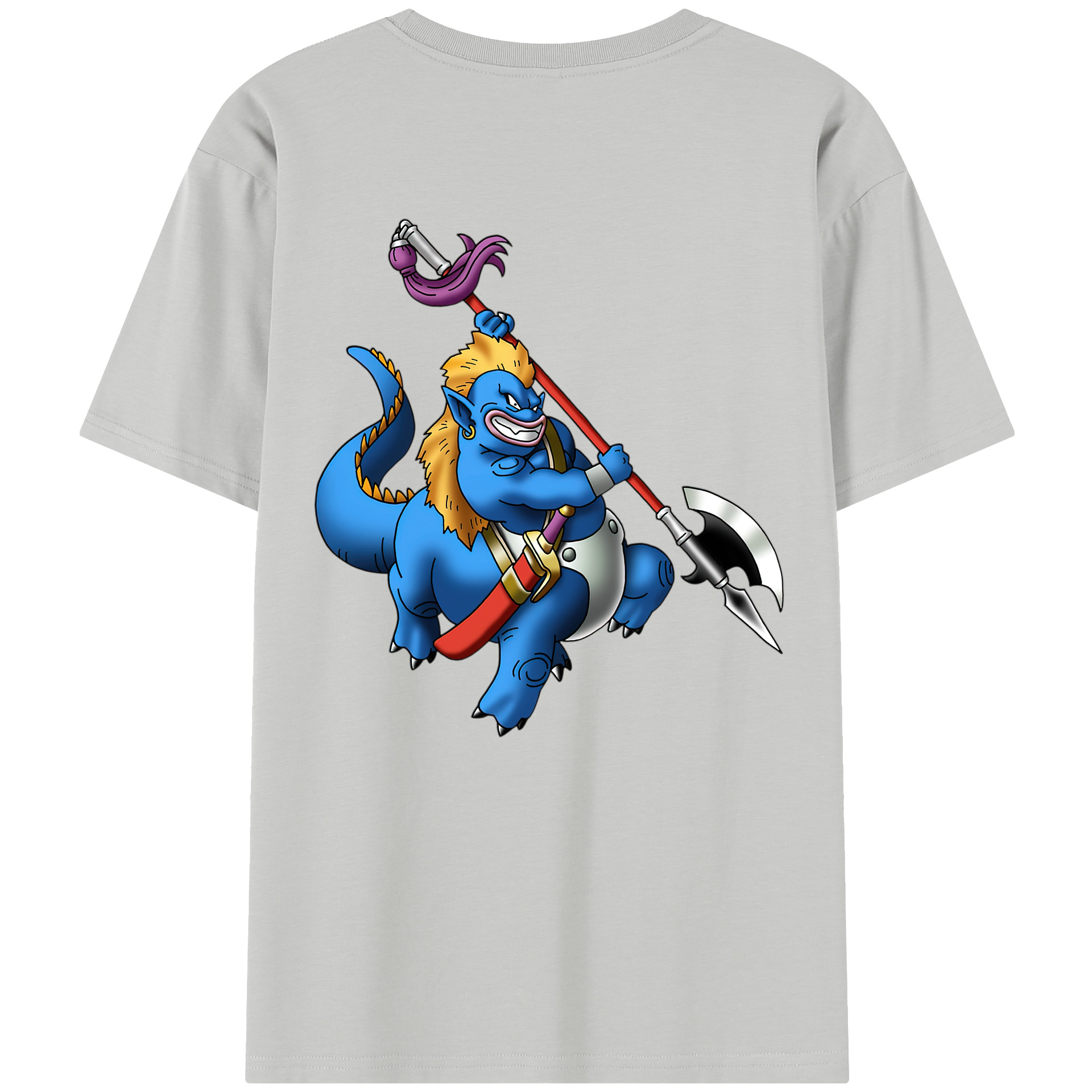 （画像用） ドラゴンクエスト Doragon Kuesuto Dragon Quest レディース半袖Tシャツ(バックプリント)