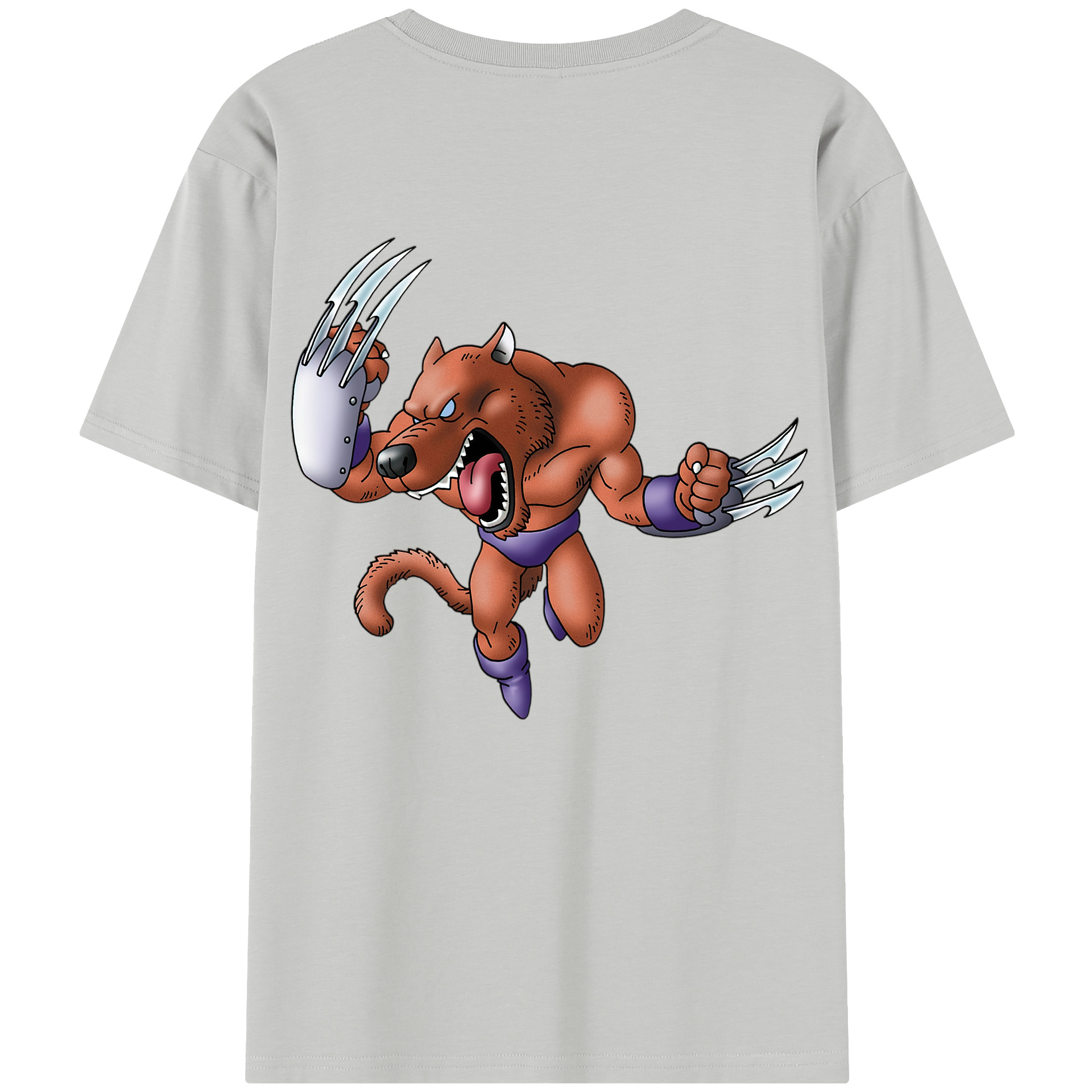 （画像用） ドラゴンクエスト Doragon Kuesuto Dragon Quest レディース半袖Tシャツ(バックプリント)