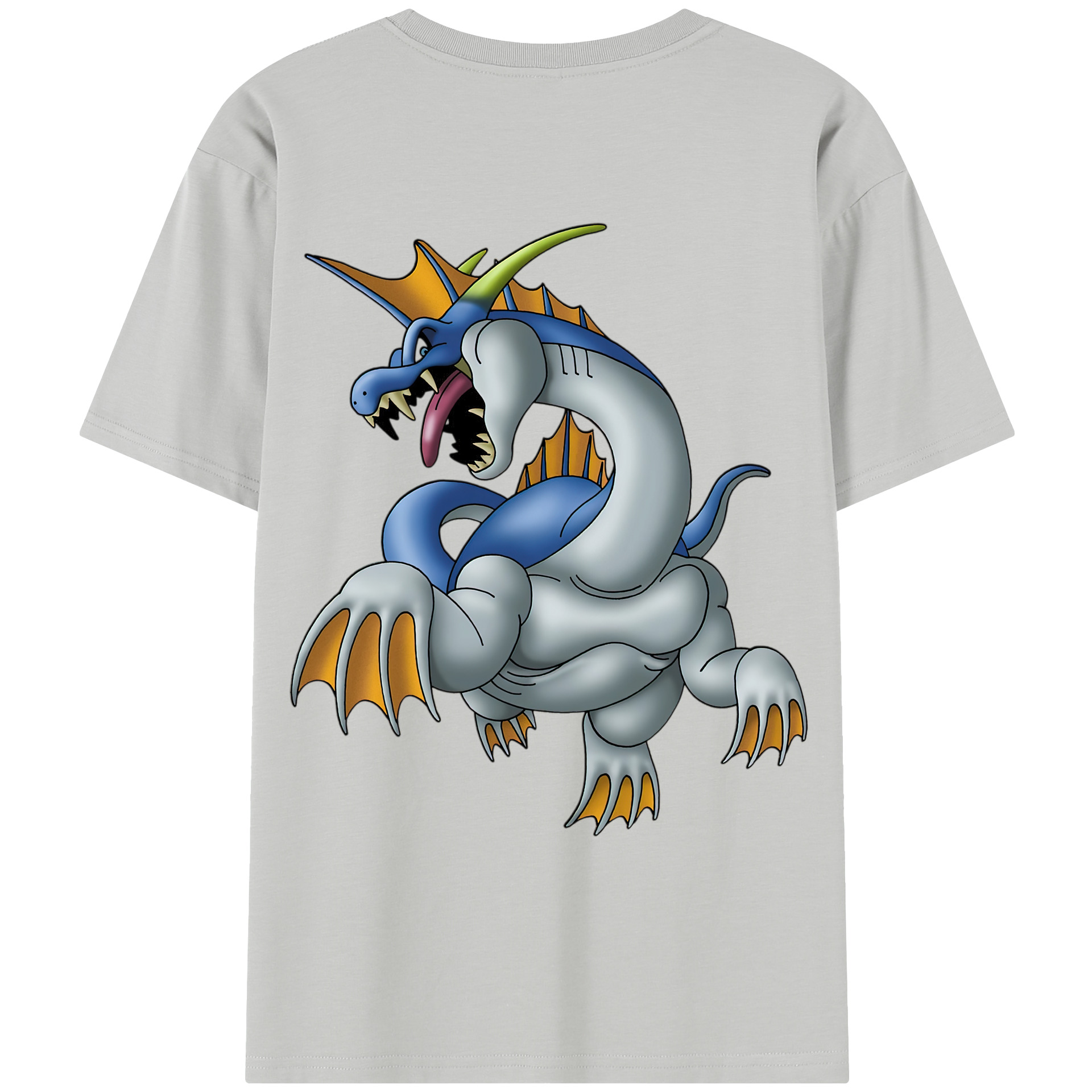 （画像用） ドラゴンクエスト Doragon Kuesuto Dragon Quest レディース半袖Tシャツ(バックプリント)