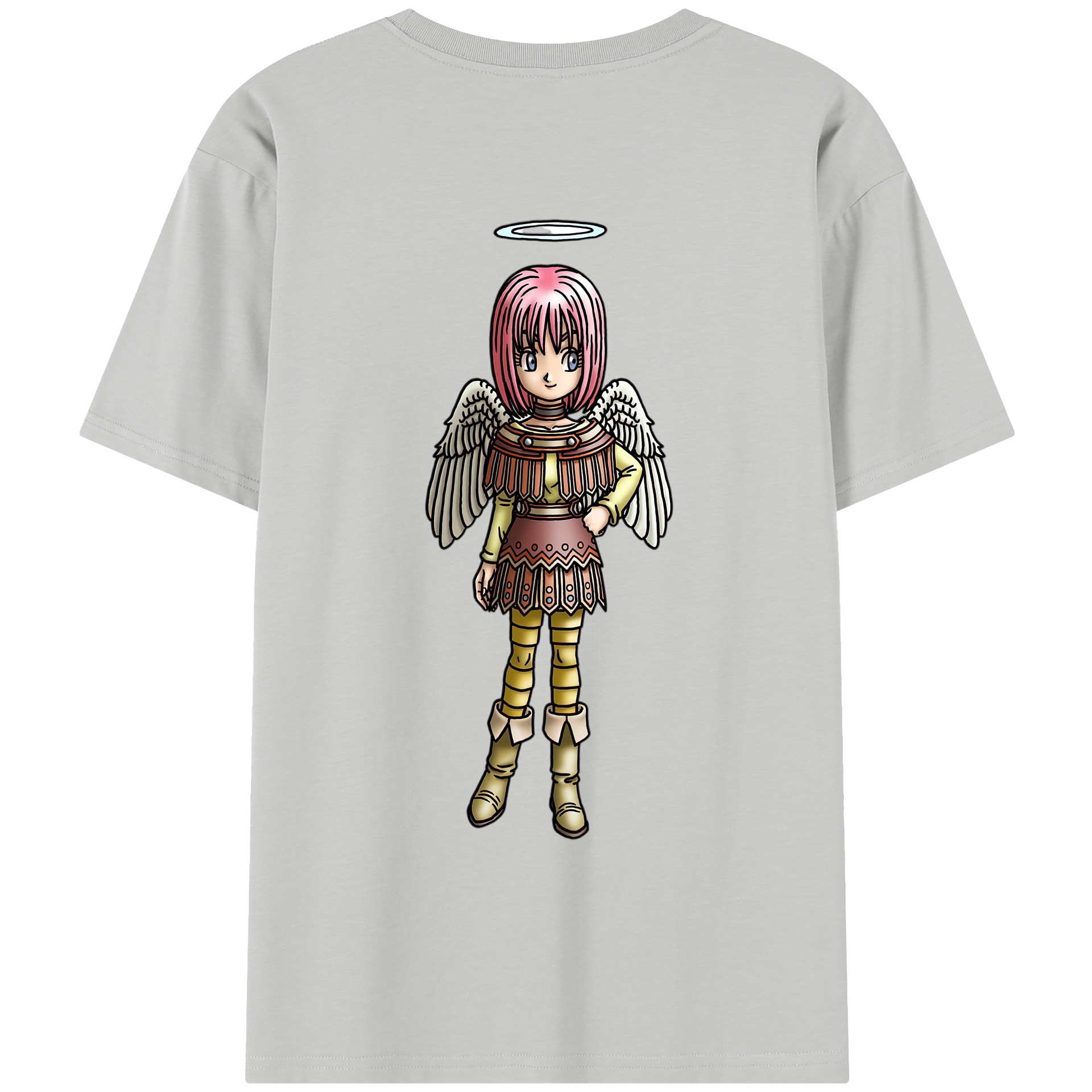 （画像用） ドラゴンクエスト Doragon Kuesuto Dragon Quest レディース半袖Tシャツ(バックプリント)