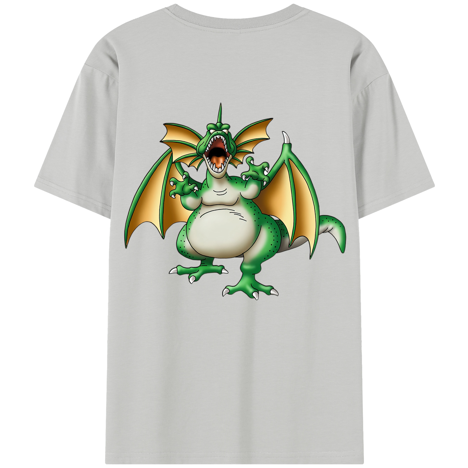 （画像用） ドラゴンクエスト Doragon Kuesuto Dragon Quest レディース半袖Tシャツ(バックプリント)