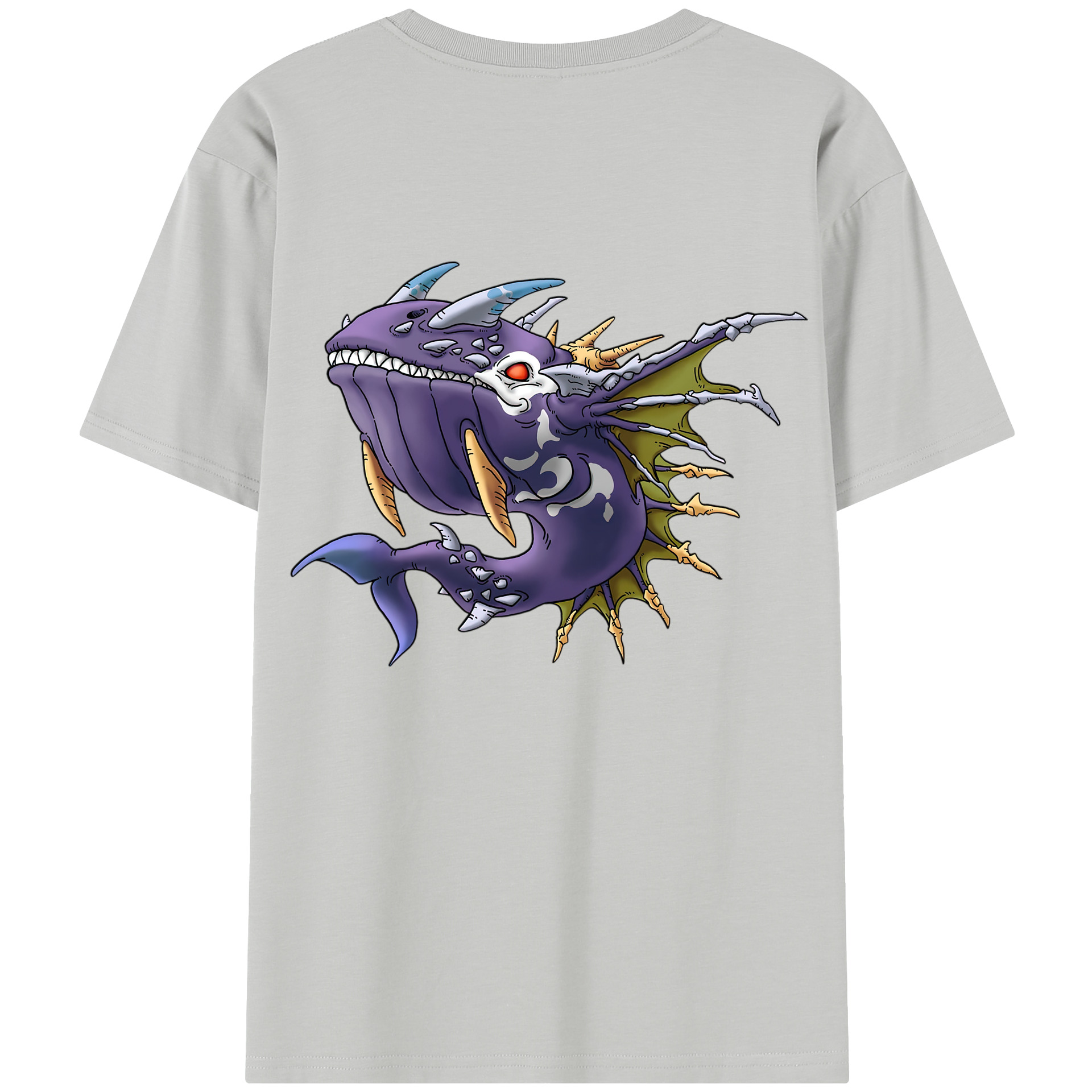 （画像用） ドラゴンクエスト Doragon Kuesuto Dragon Quest レディース半袖Tシャツ(バックプリント)