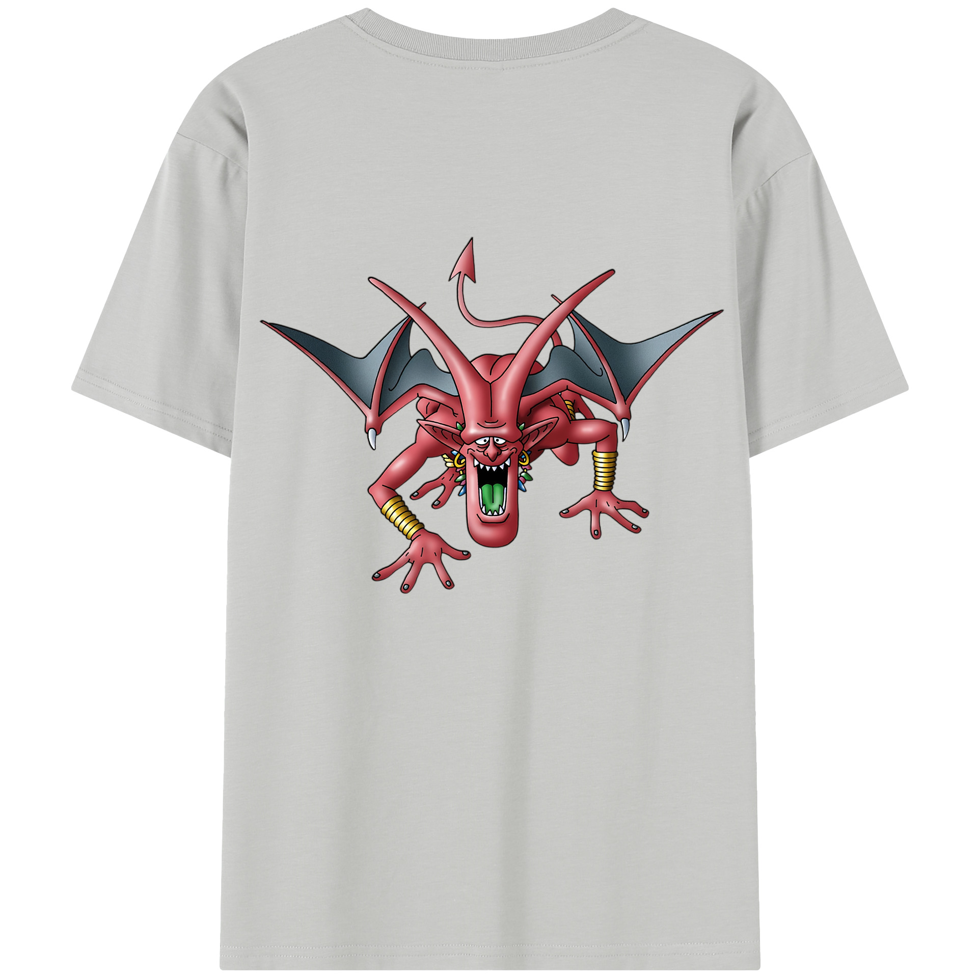 （画像用） ドラゴンクエスト Doragon Kuesuto Dragon Quest レディース半袖Tシャツ(バックプリント)