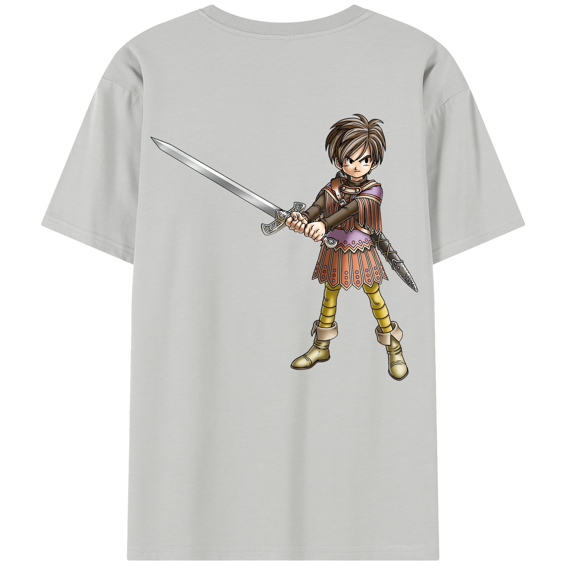 （画像用） ドラゴンクエスト Doragon Kuesuto Dragon Quest レディース半袖Tシャツ(バックプリント)