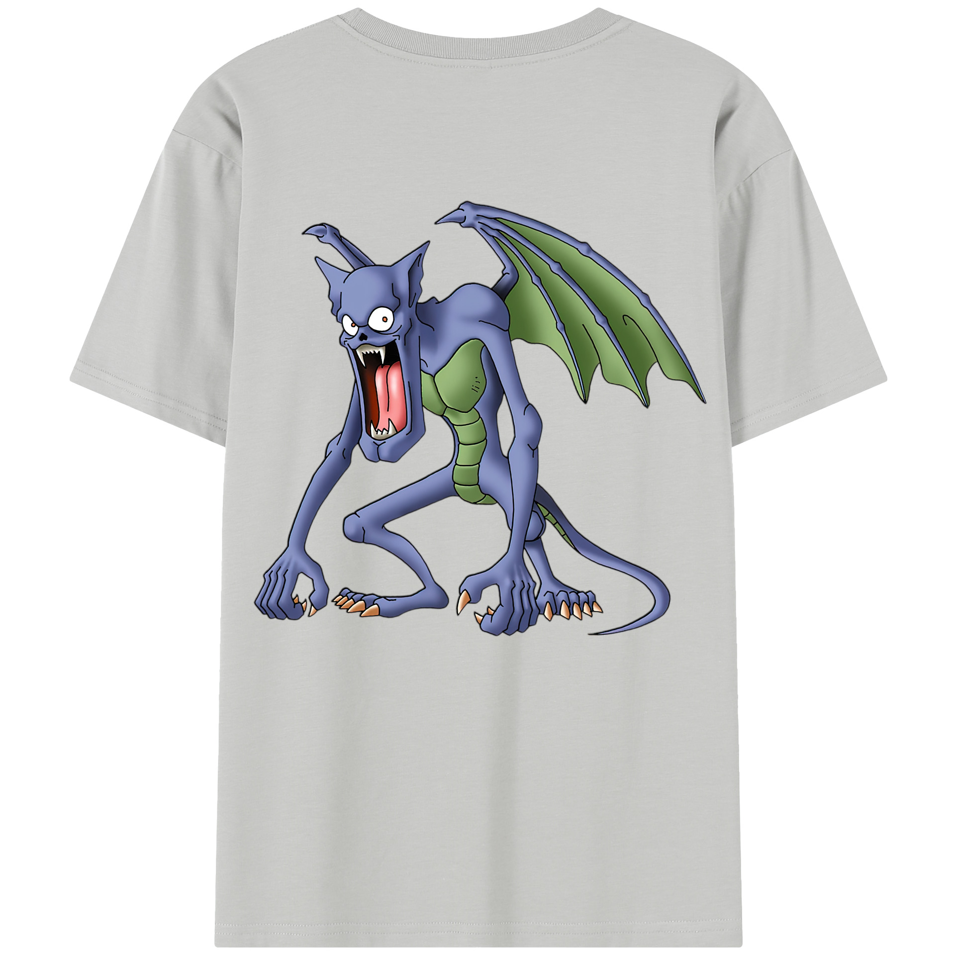 （画像用） ドラゴンクエスト Doragon Kuesuto Dragon Quest レディース半袖Tシャツ(バックプリント)