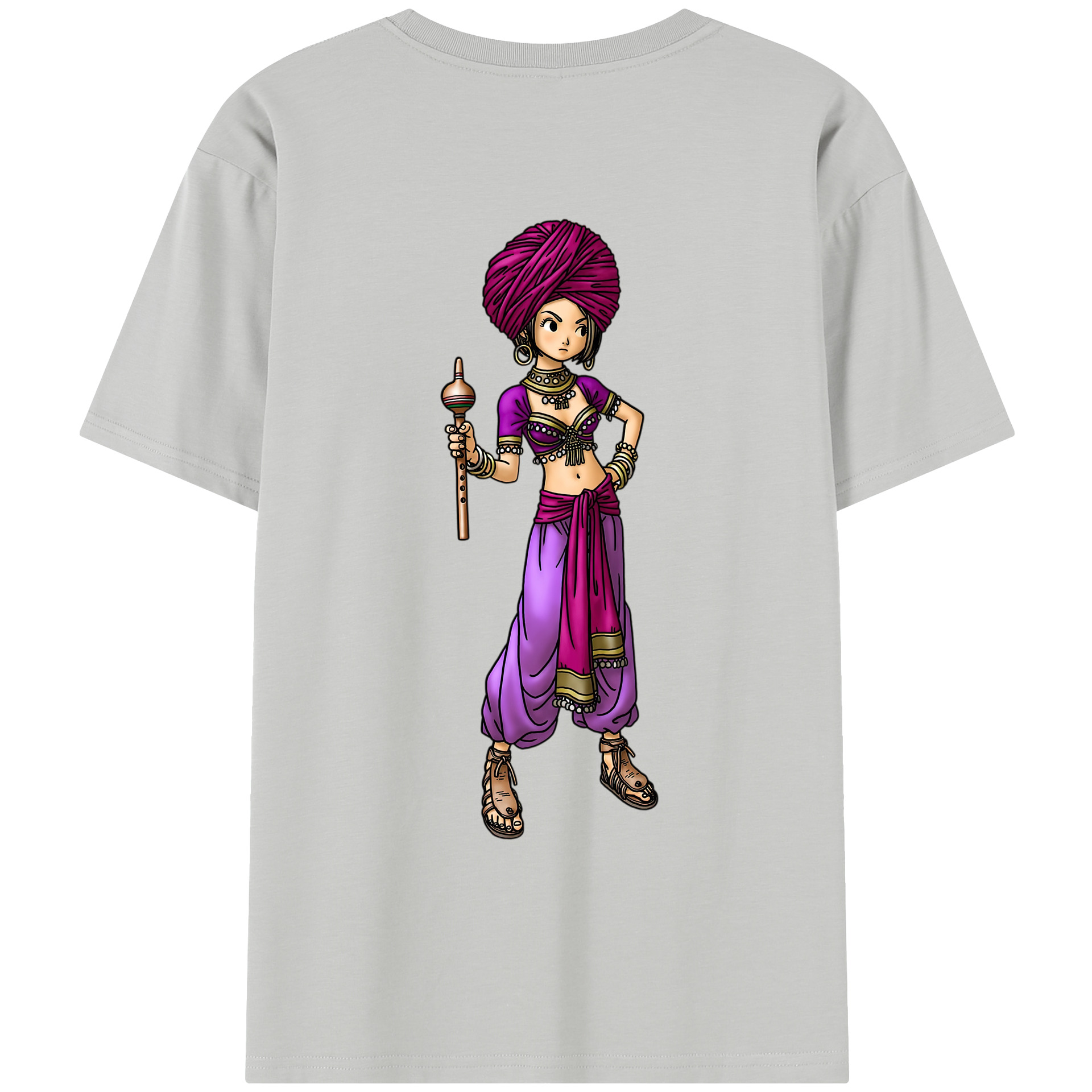 （画像用） ドラゴンクエスト Doragon Kuesuto Dragon Quest レディース半袖Tシャツ(バックプリント)