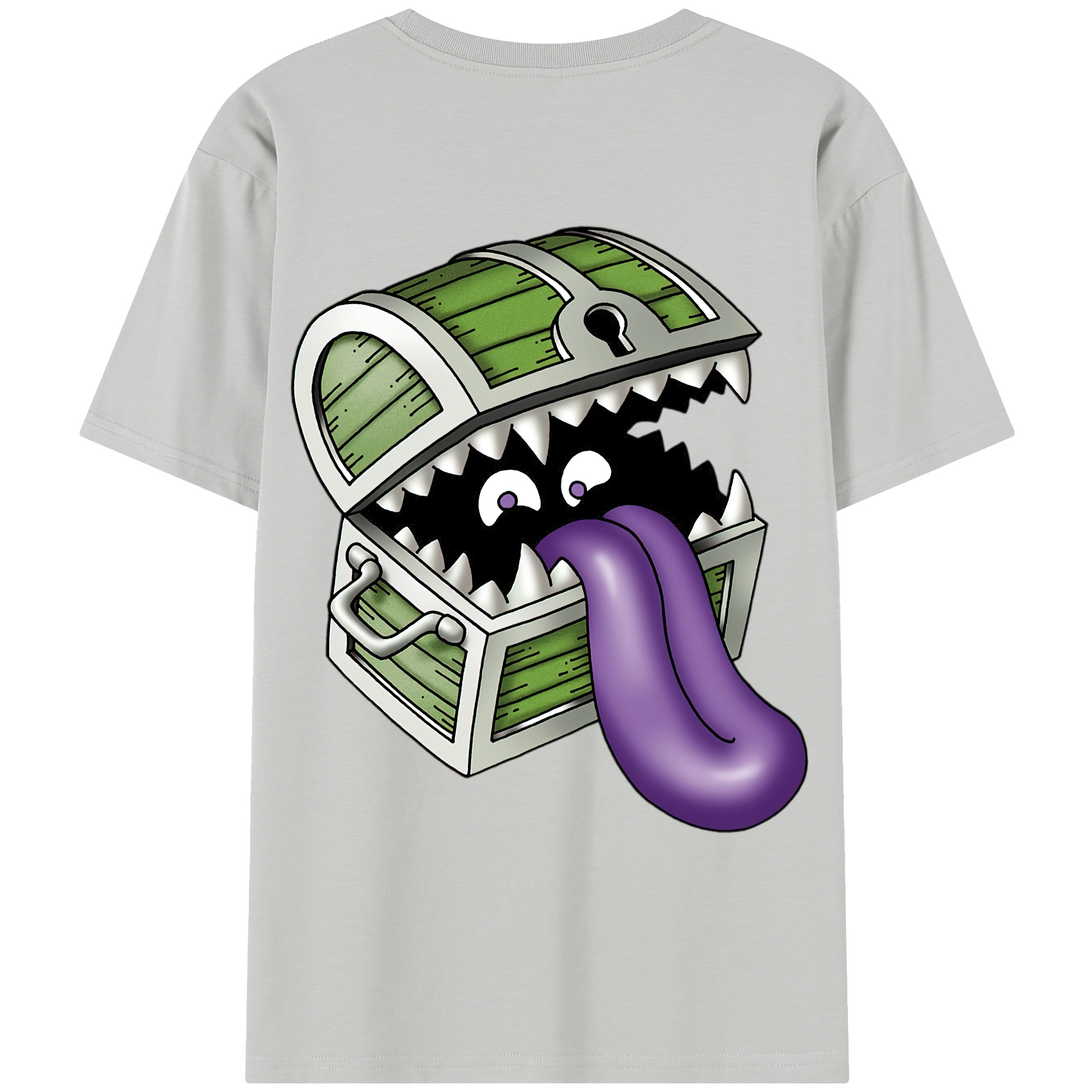（画像用） ドラゴンクエスト Doragon Kuesuto Dragon Quest レディース半袖Tシャツ(バックプリント)