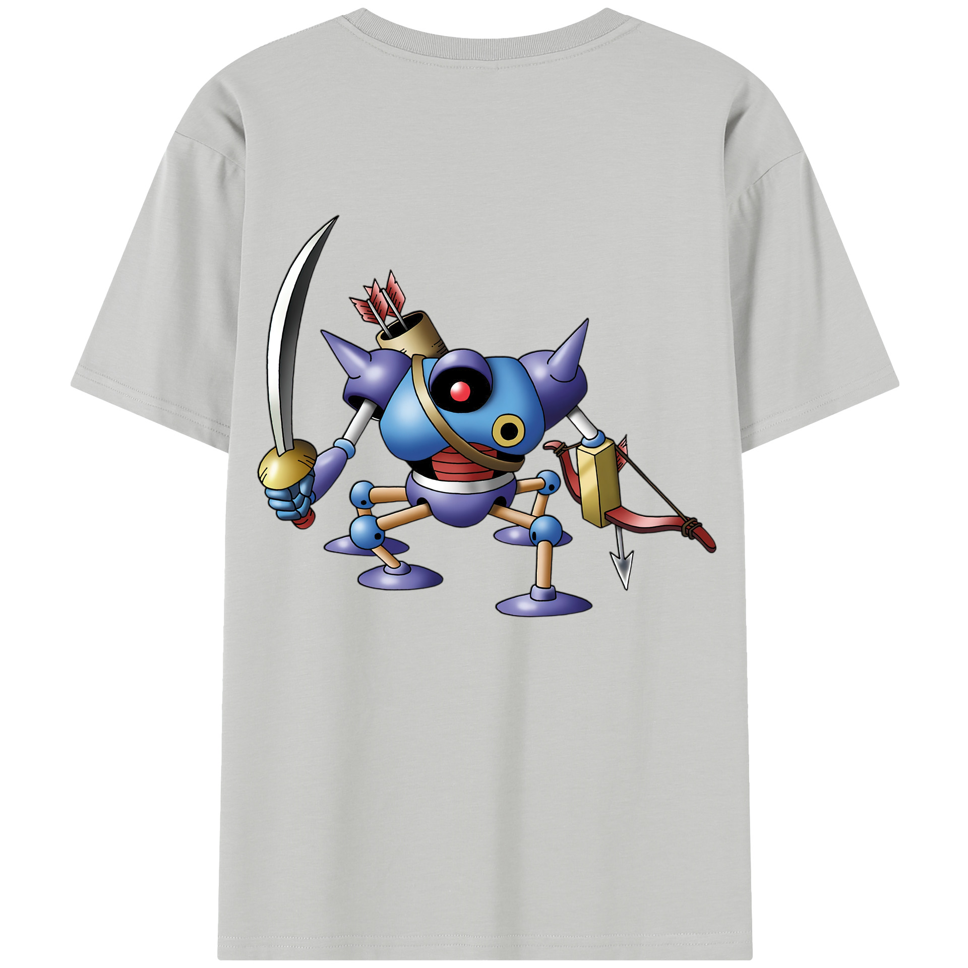 （画像用） ドラゴンクエスト Doragon Kuesuto Dragon Quest レディース半袖Tシャツ(バックプリント)