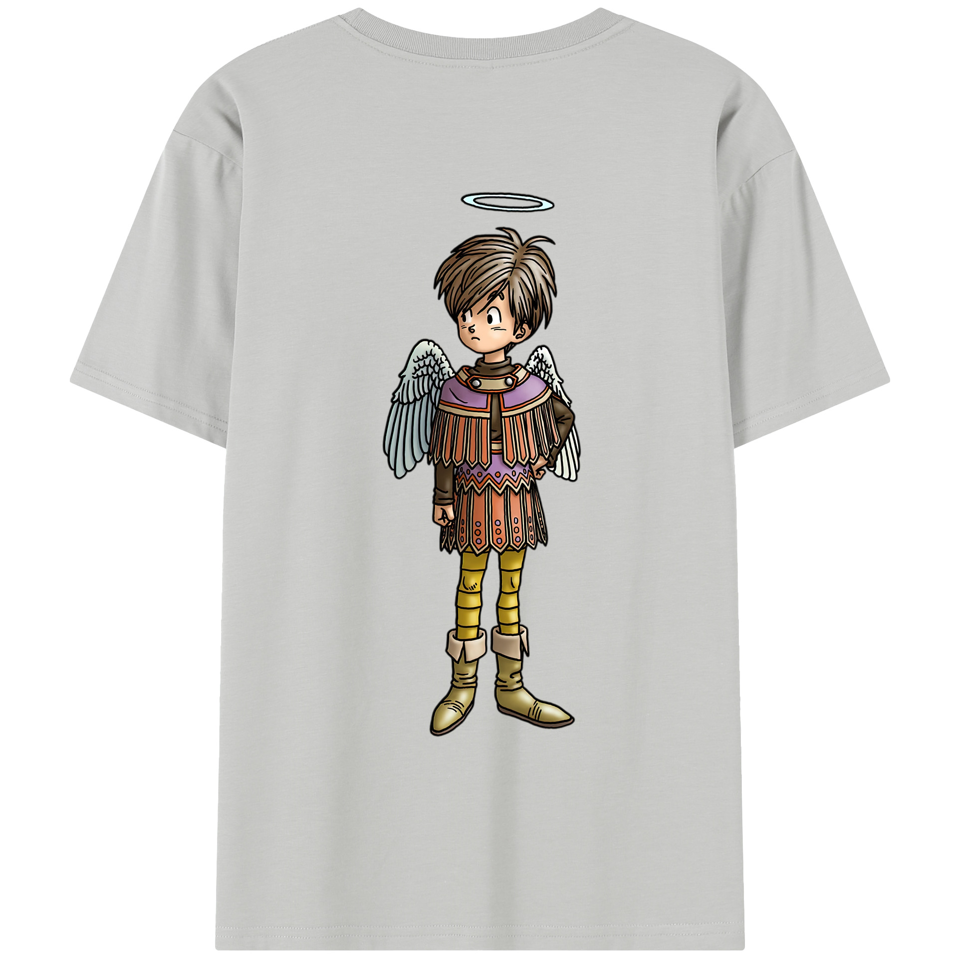 （画像用） ドラゴンクエスト Doragon Kuesuto Dragon Quest レディース半袖Tシャツ(バックプリント)