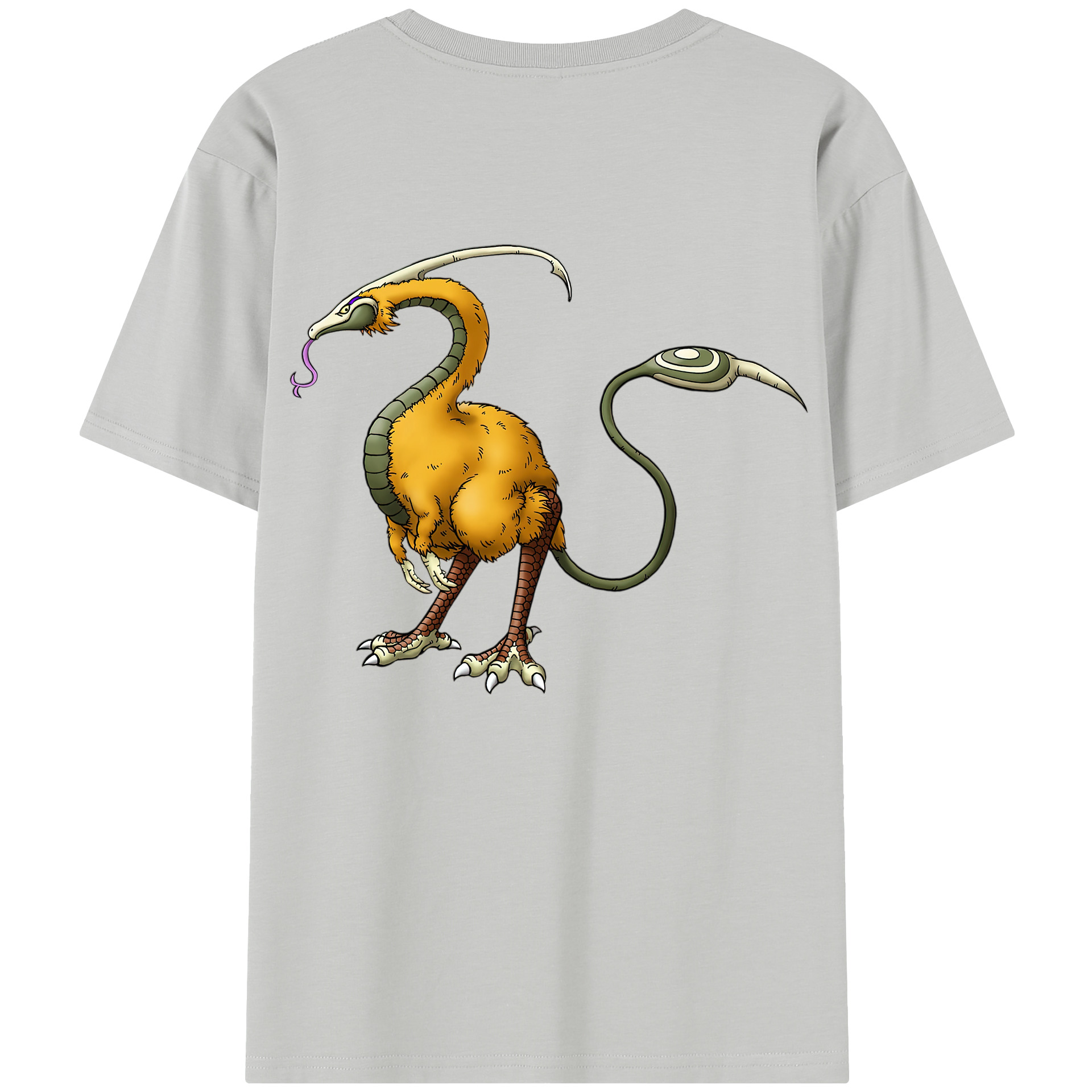 （画像用） ドラゴンクエスト Doragon Kuesuto Dragon Quest レディース半袖Tシャツ(バックプリント)