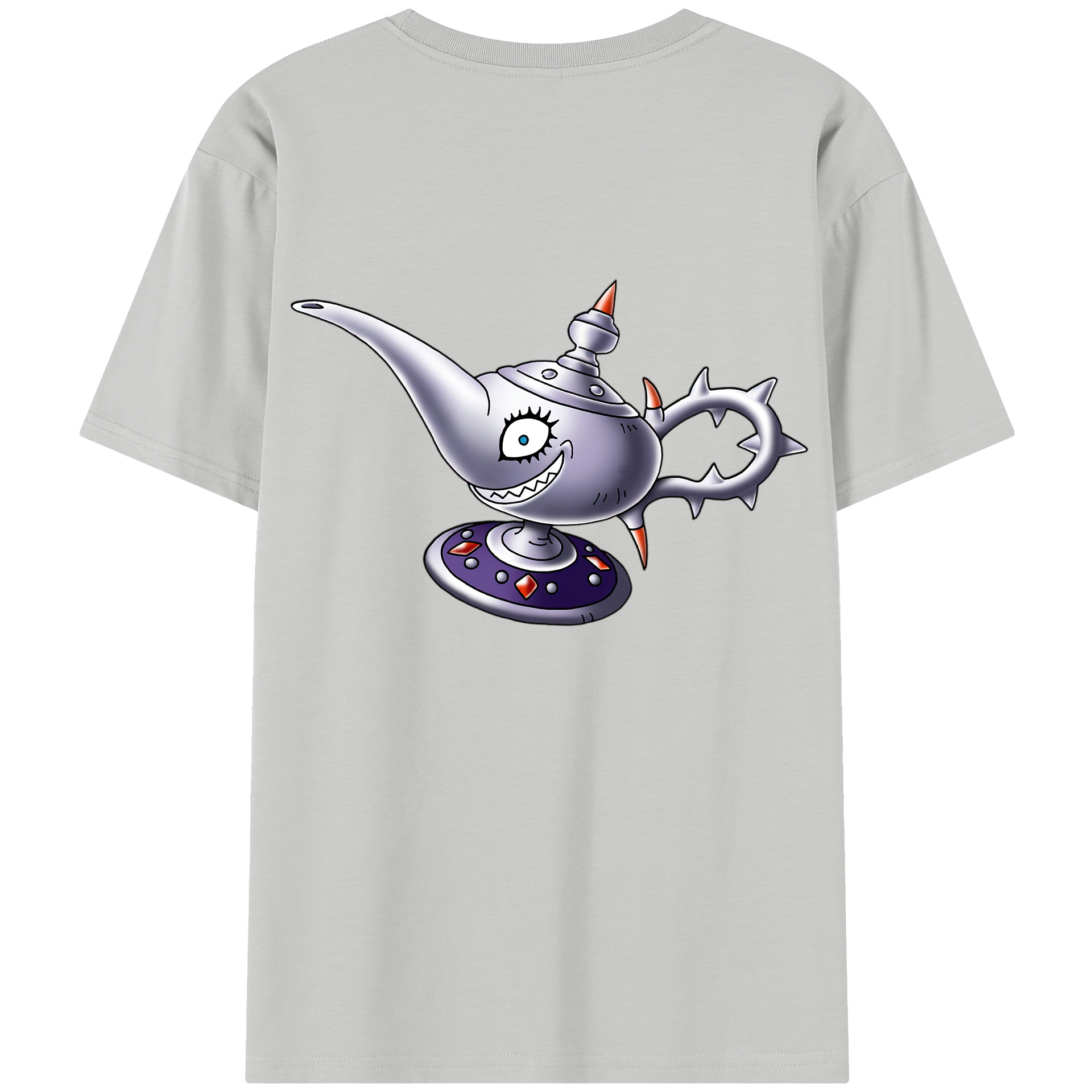 （画像用） ドラゴンクエスト Doragon Kuesuto Dragon Quest レディース半袖Tシャツ(バックプリント)