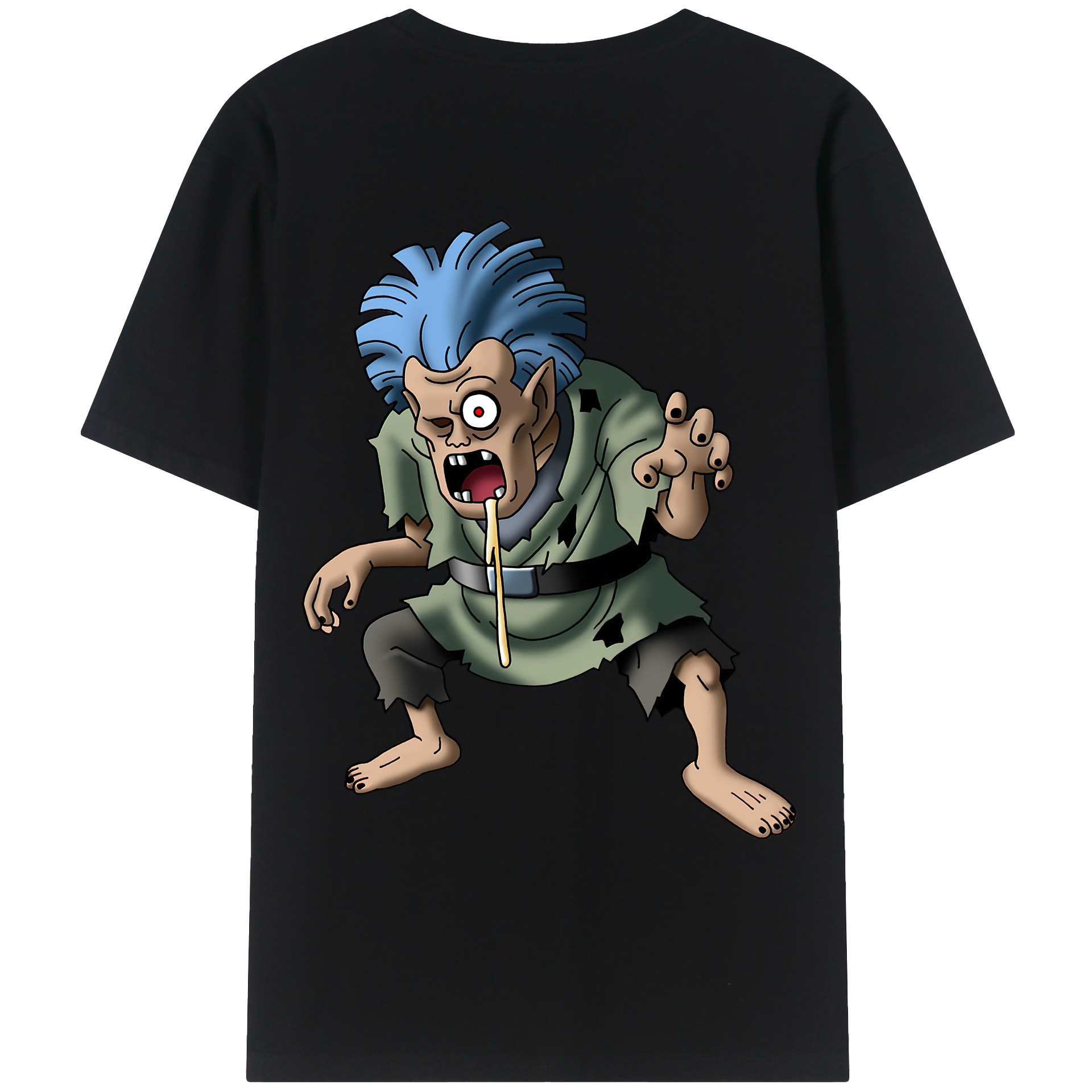 （画像用） ドラゴンクエスト Doragon Kuesuto Dragon Quest レディース半袖Tシャツ(バックプリント)
