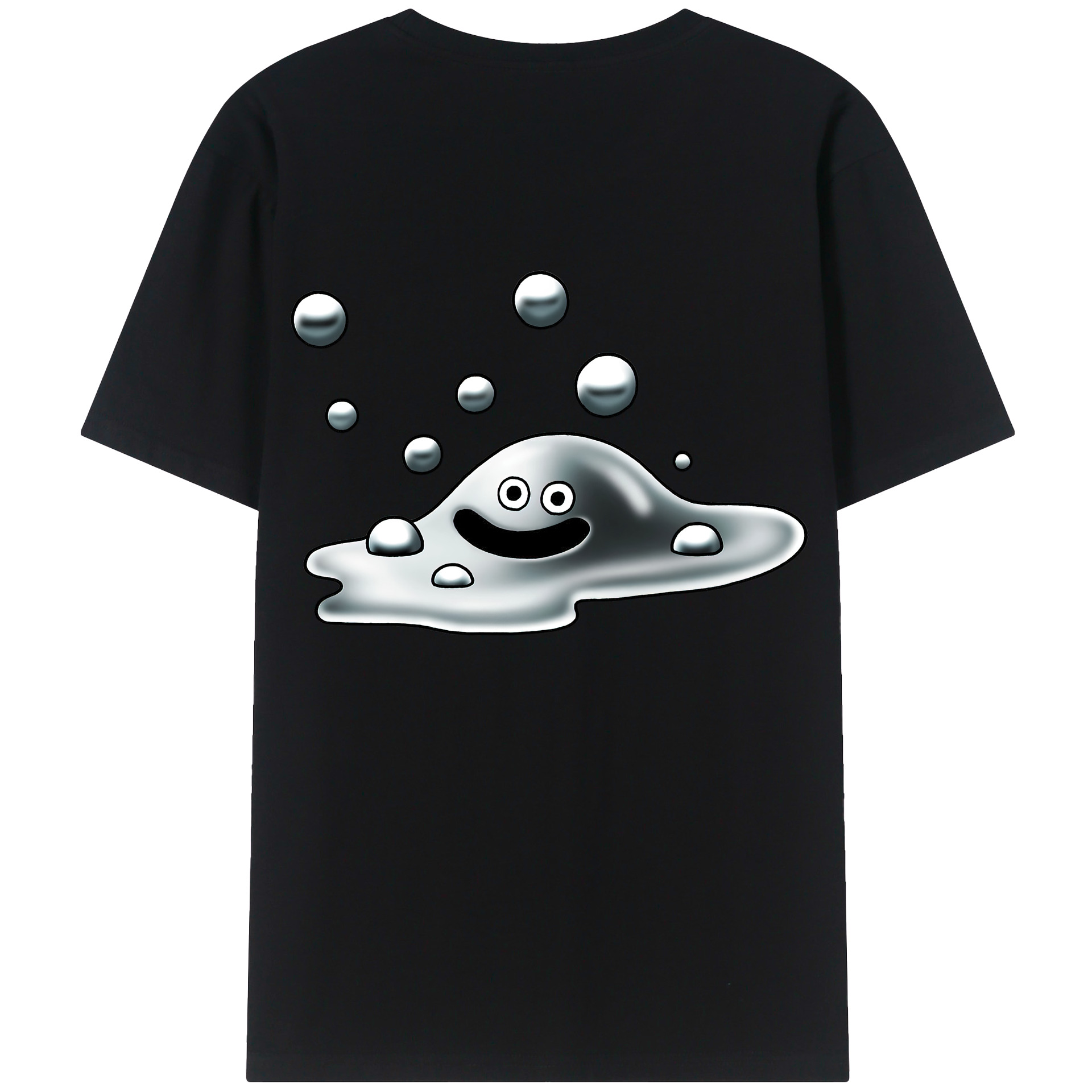 （画像用） ドラゴンクエスト Doragon Kuesuto Dragon Quest レディース半袖Tシャツ(バックプリント)