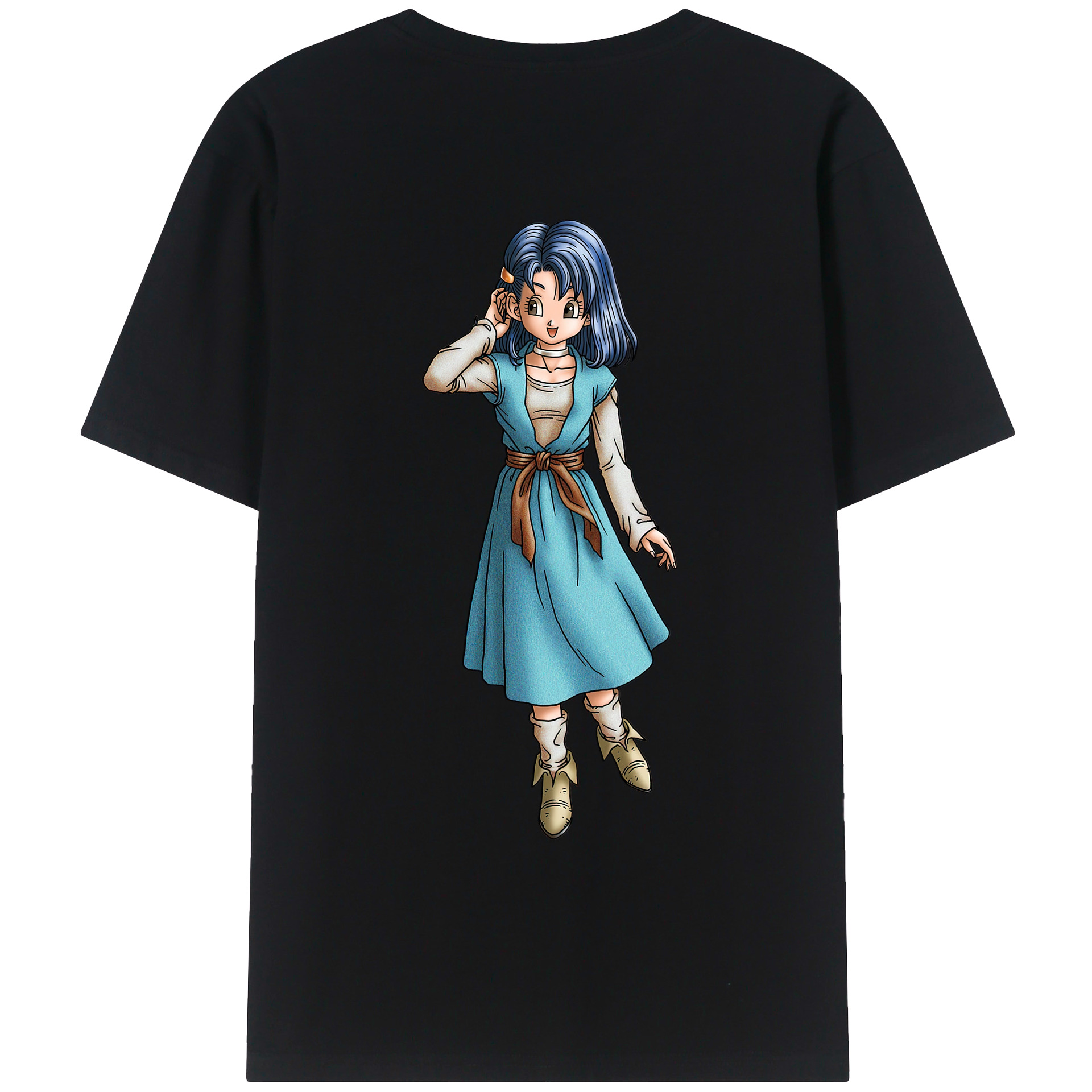 （画像用） ドラゴンクエスト Doragon Kuesuto Dragon Quest レディース半袖Tシャツ(バックプリント)