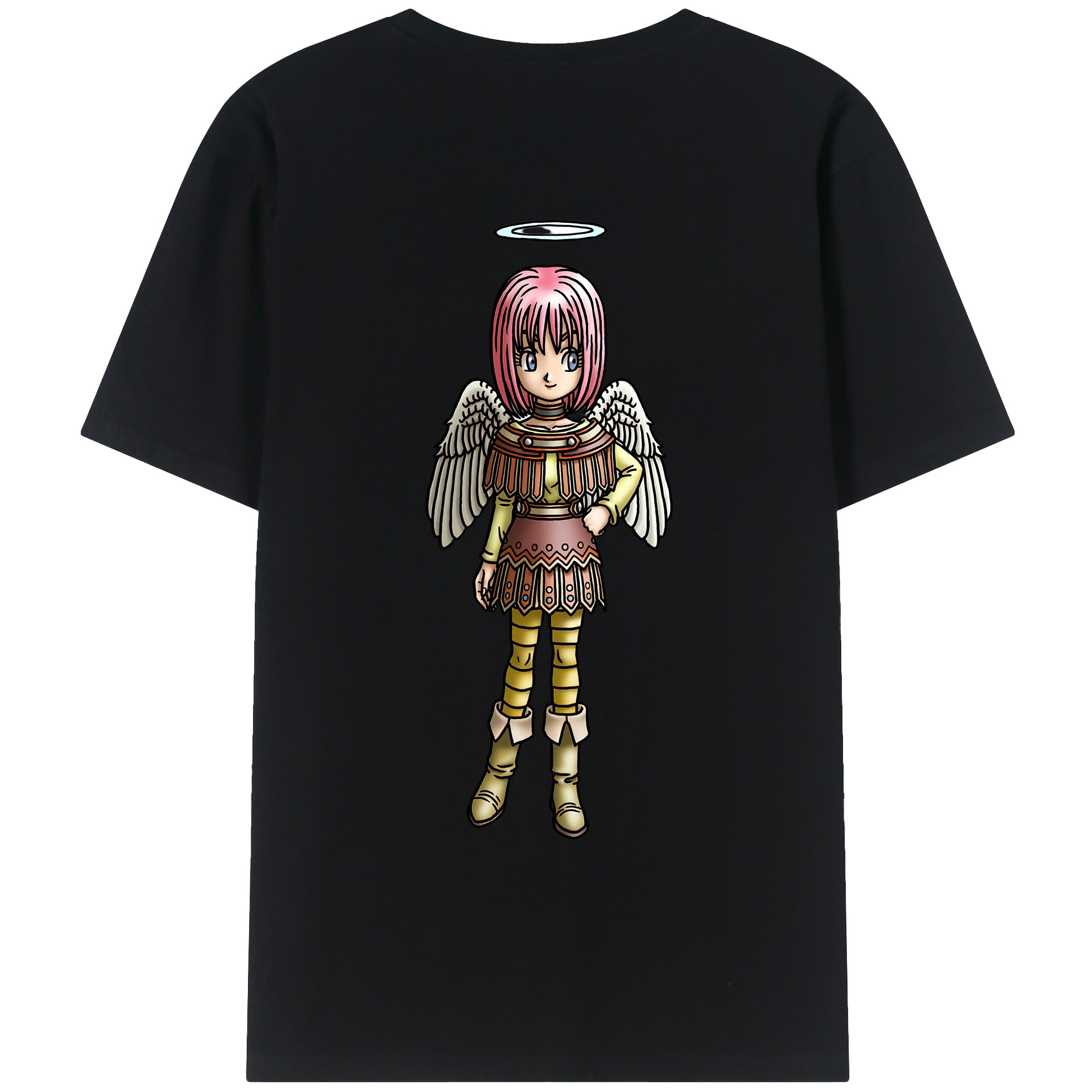 （画像用） ドラゴンクエスト Doragon Kuesuto Dragon Quest レディース半袖Tシャツ(バックプリント)