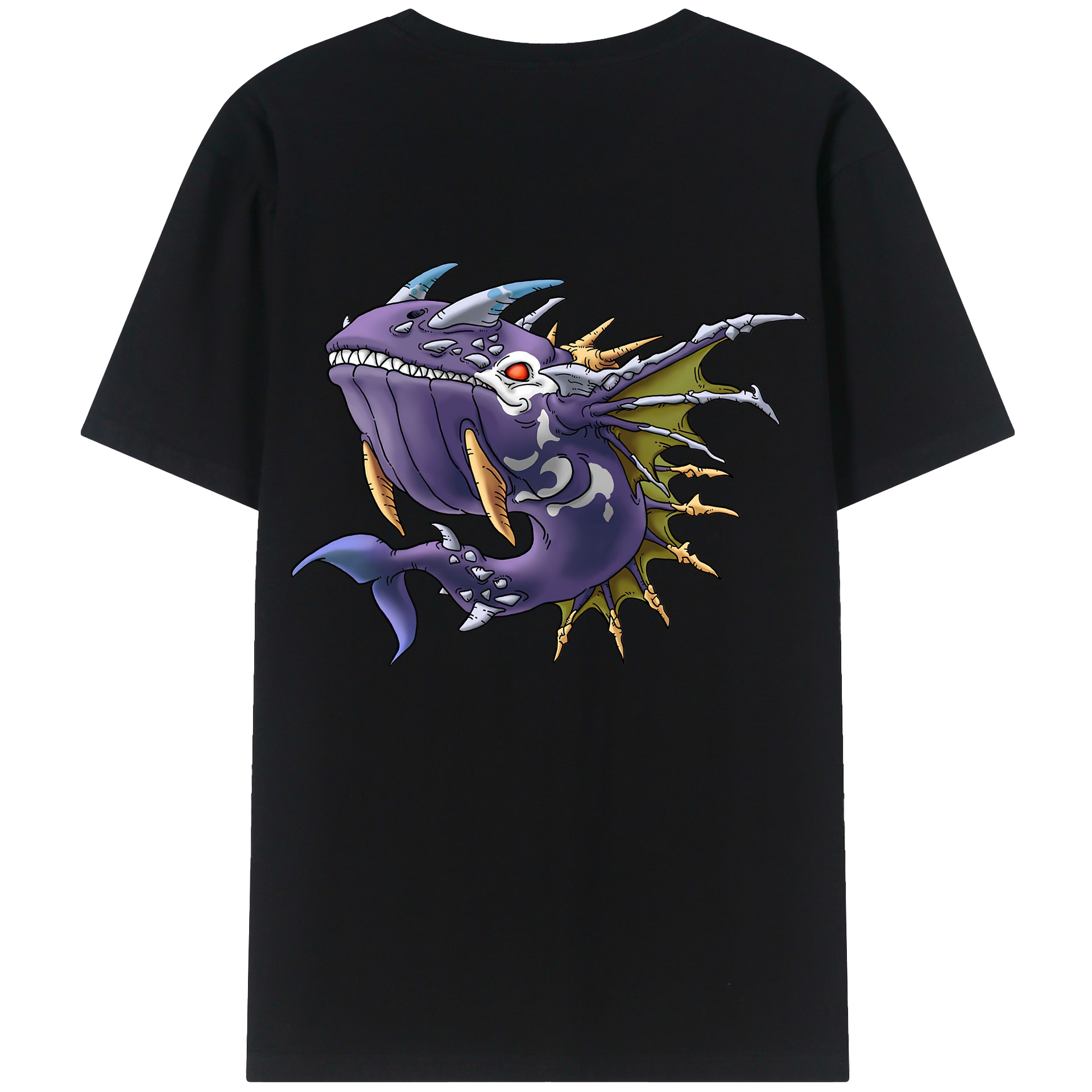 （画像用） ドラゴンクエスト Doragon Kuesuto Dragon Quest レディース半袖Tシャツ(バックプリント)