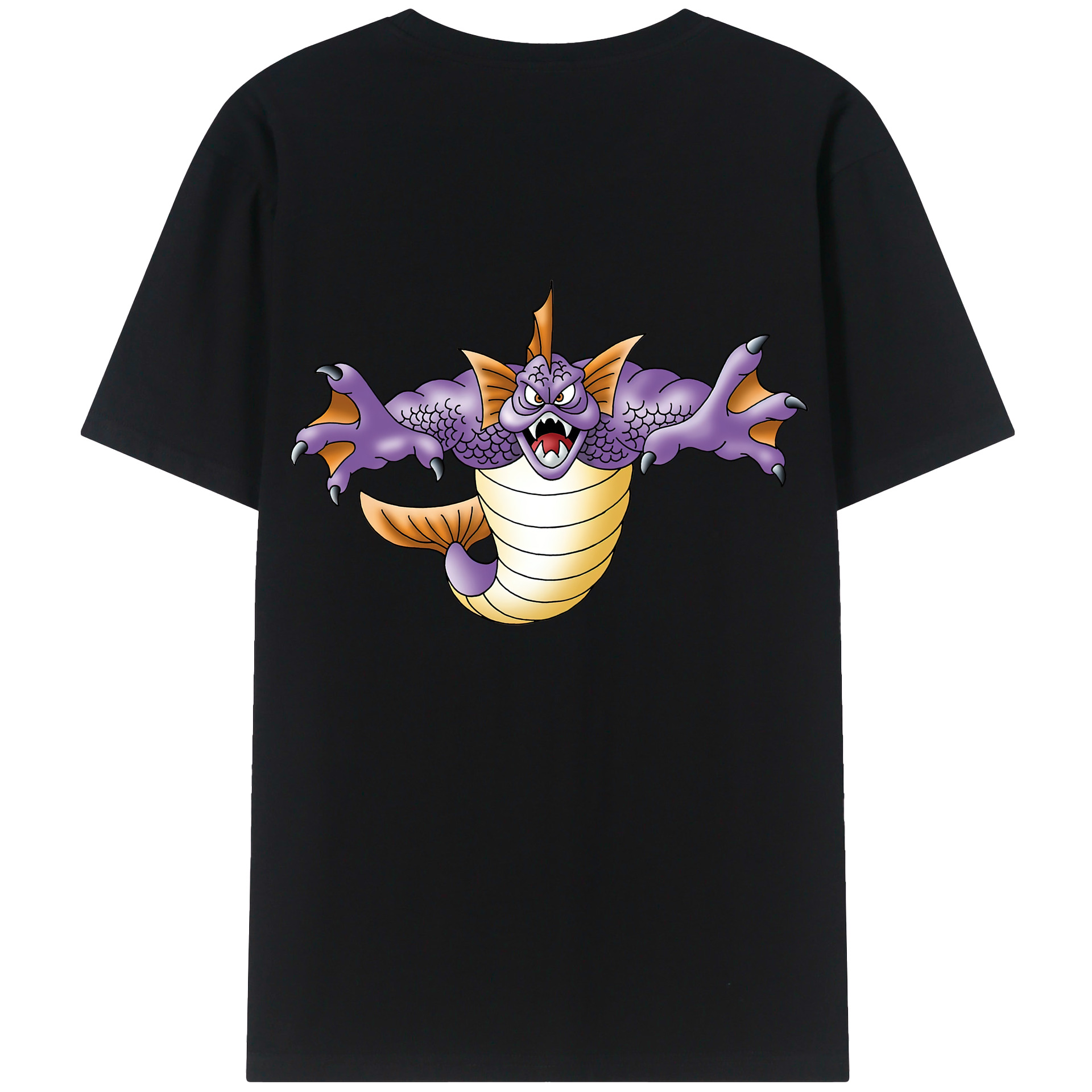 （画像用） ドラゴンクエスト Doragon Kuesuto Dragon Quest レディース半袖Tシャツ(バックプリント)