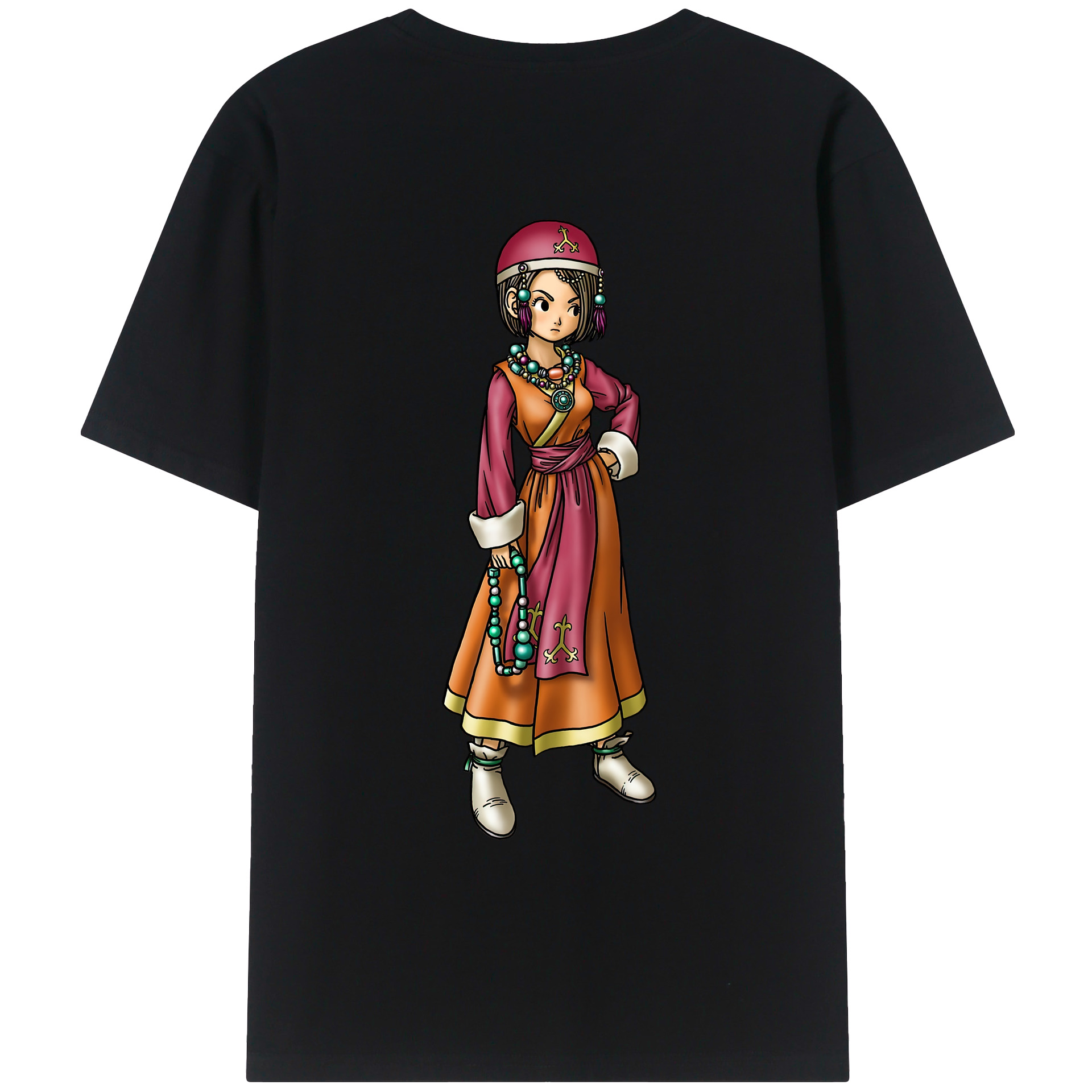 （画像用） ドラゴンクエスト Doragon Kuesuto Dragon Quest レディース半袖Tシャツ(バックプリント)