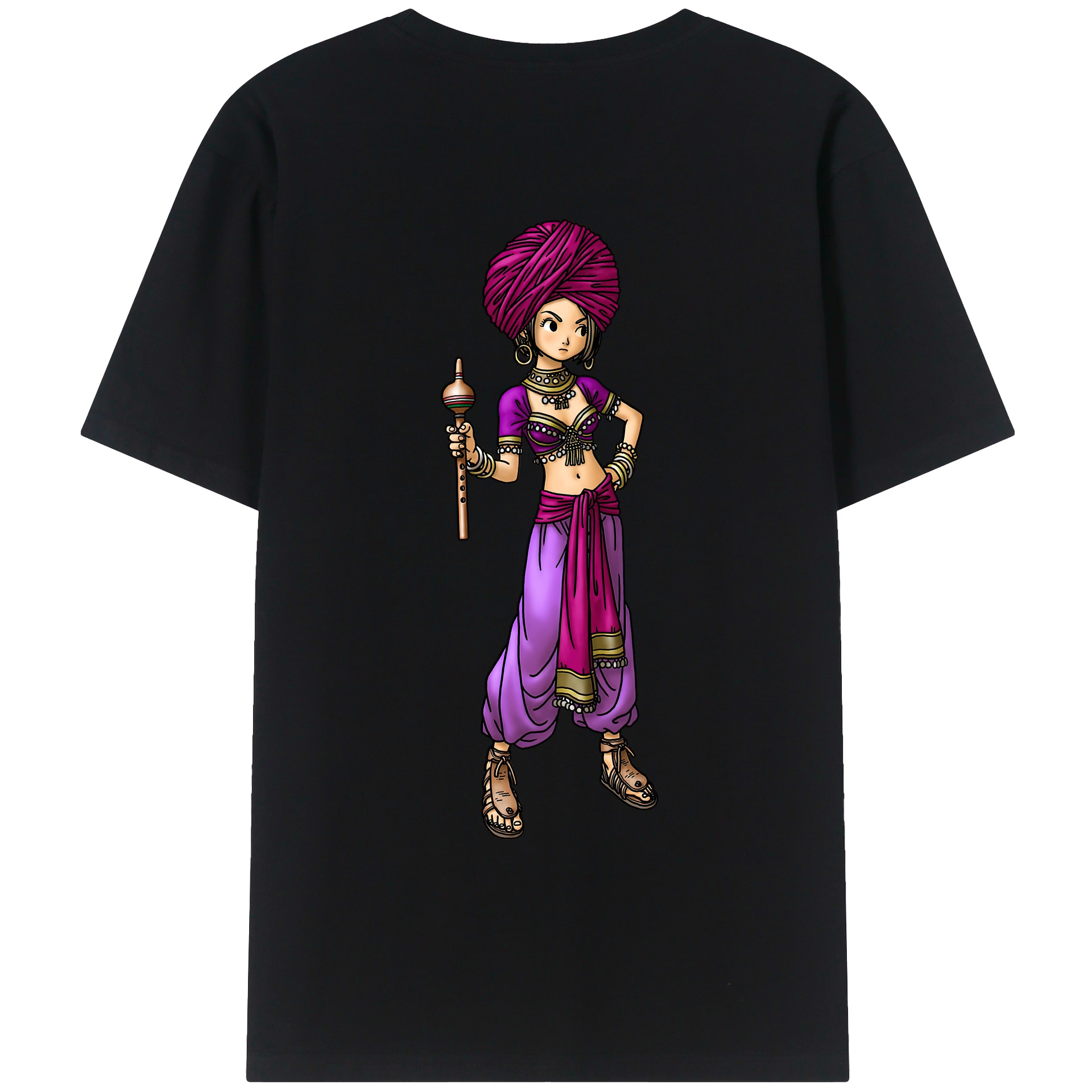 （画像用） ドラゴンクエスト Doragon Kuesuto Dragon Quest レディース半袖Tシャツ(バックプリント)