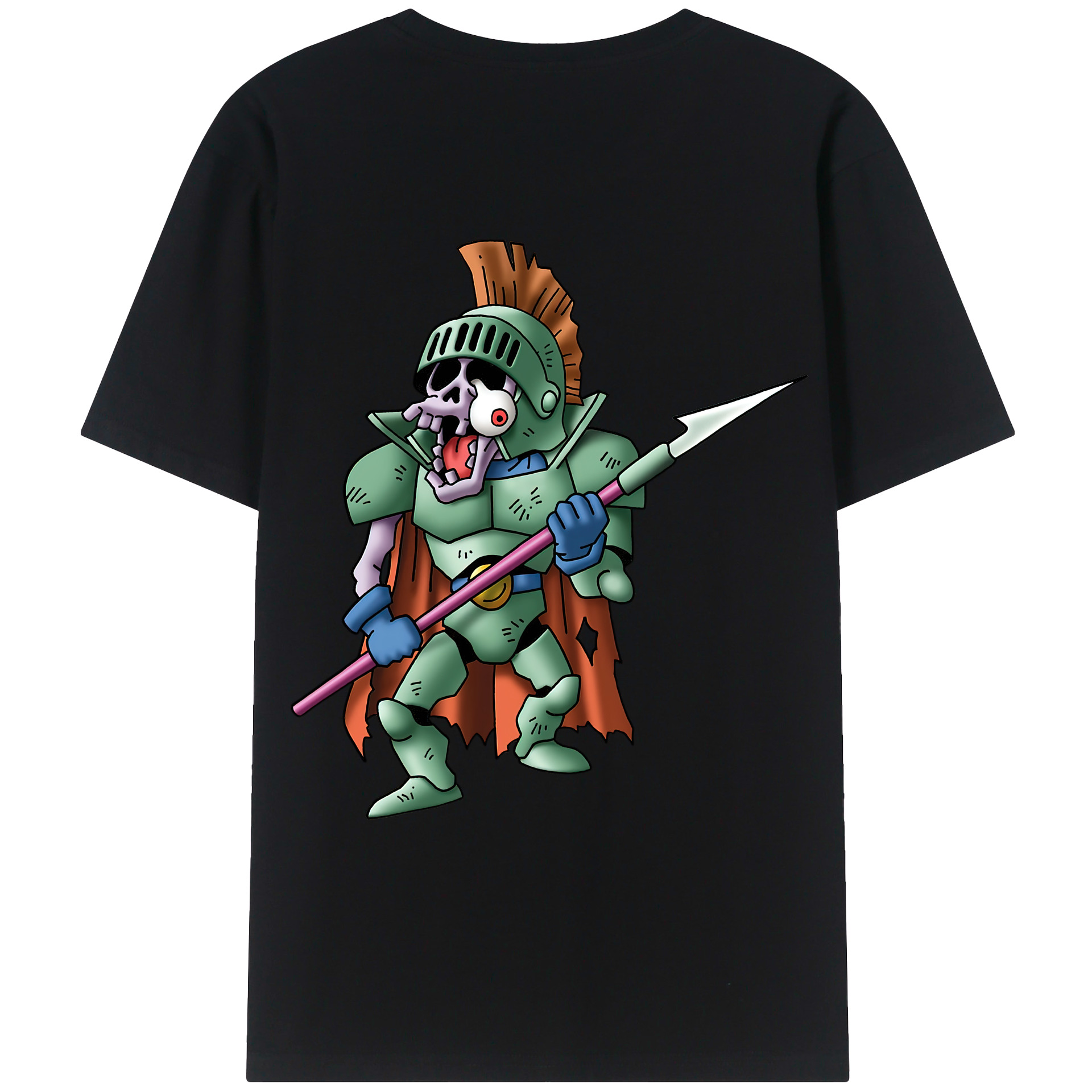 （画像用） ドラゴンクエスト Doragon Kuesuto Dragon Quest レディース半袖Tシャツ(バックプリント)