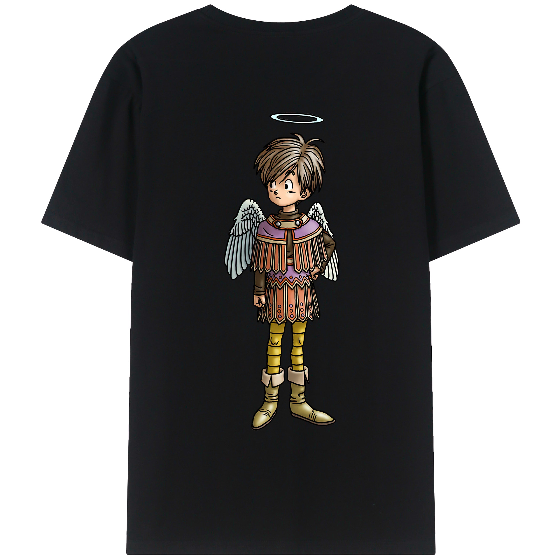 （画像用） ドラゴンクエスト Doragon Kuesuto Dragon Quest レディース半袖Tシャツ(バックプリント)