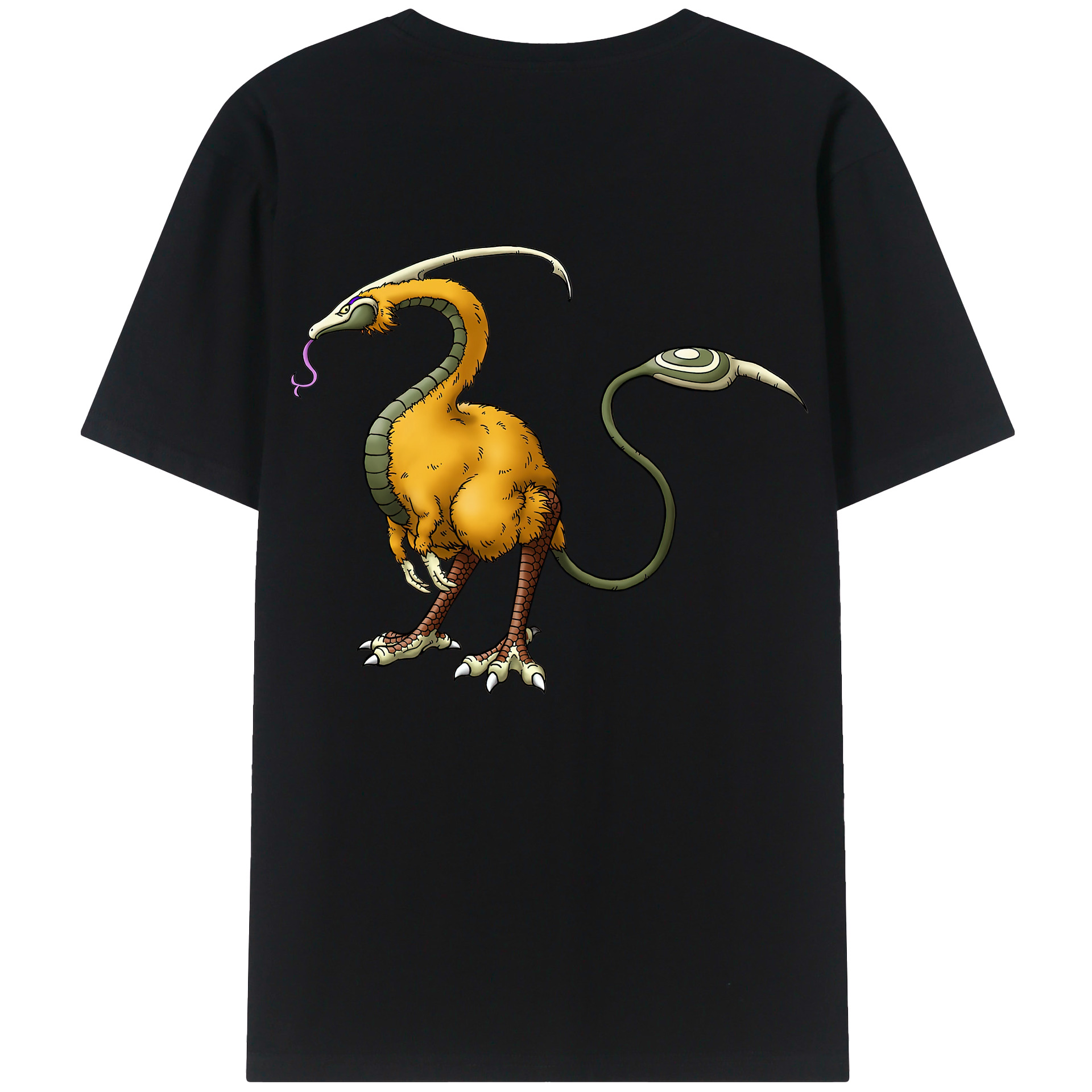 （画像用） ドラゴンクエスト Doragon Kuesuto Dragon Quest レディース半袖Tシャツ(バックプリント)