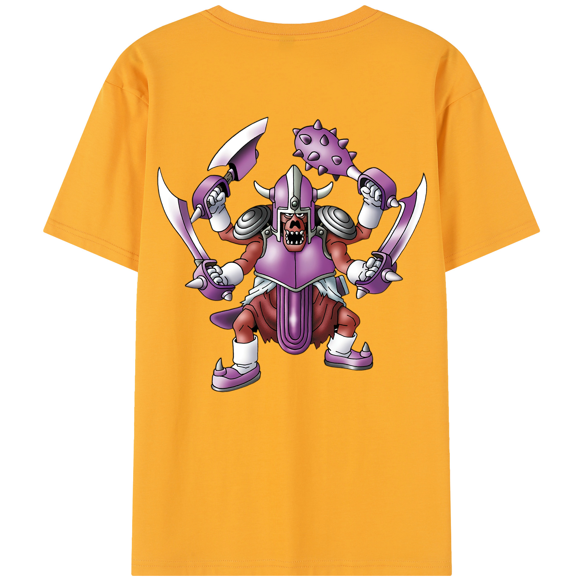（画像用） ドラゴンクエスト Doragon Kuesuto Dragon Quest レディース半袖Tシャツ(バックプリント)
