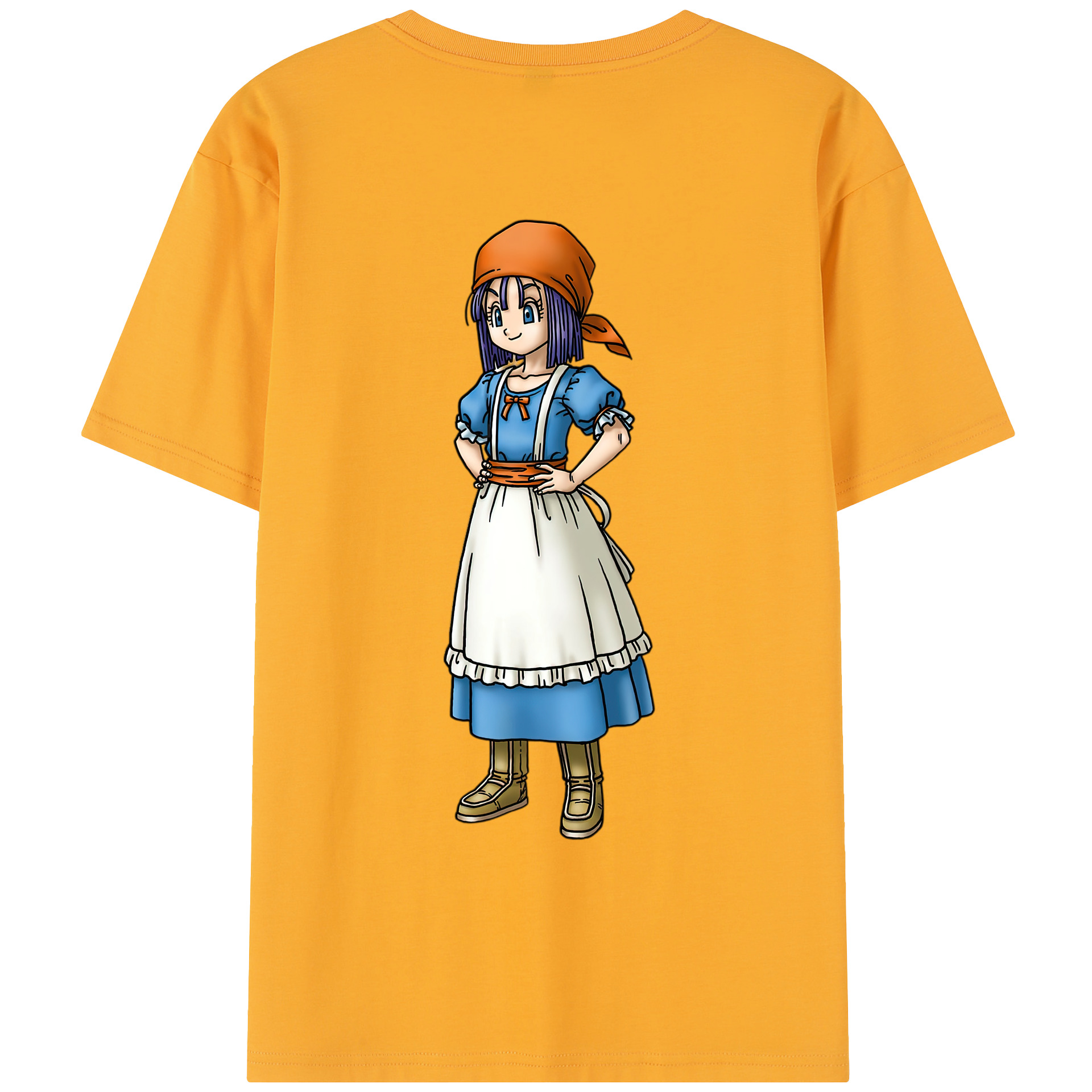 （画像用） ドラゴンクエスト Doragon Kuesuto Dragon Quest レディース半袖Tシャツ(バックプリント)
