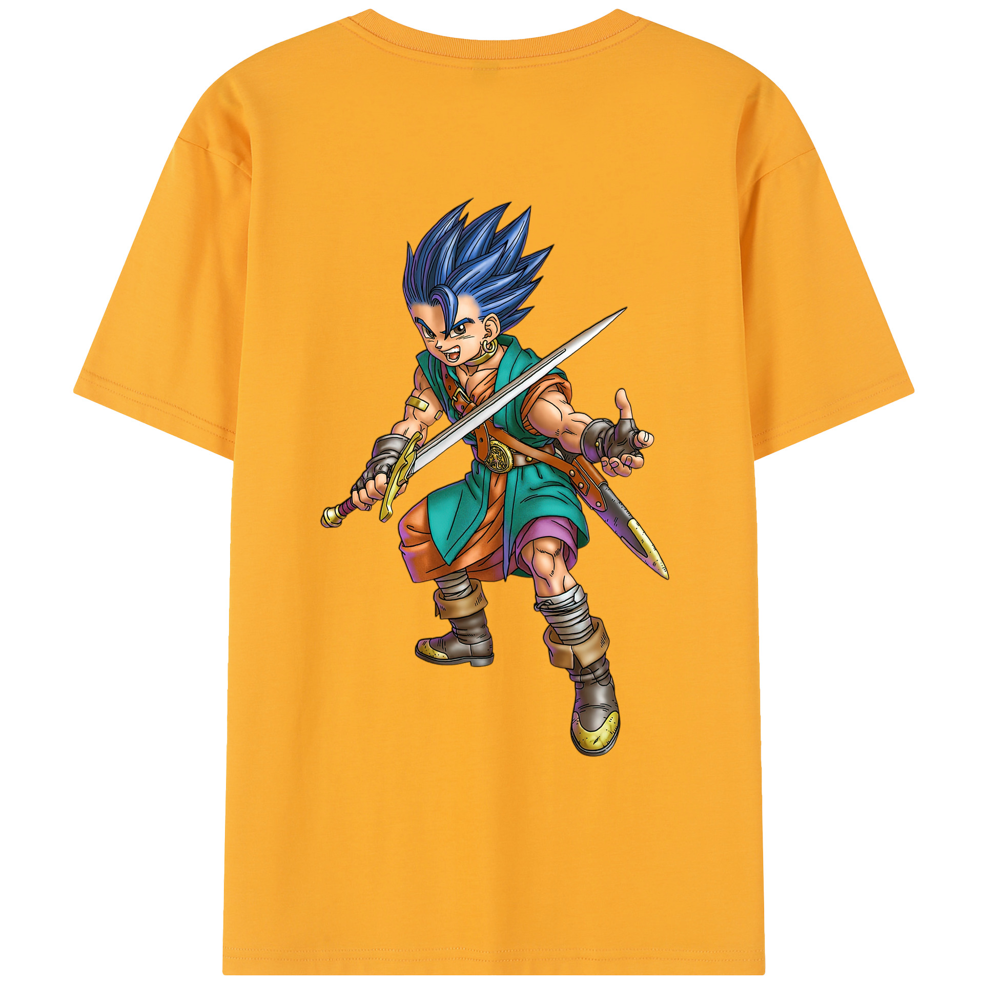 （画像用） ドラゴンクエスト Doragon Kuesuto Dragon Quest レディース半袖Tシャツ(バックプリント)