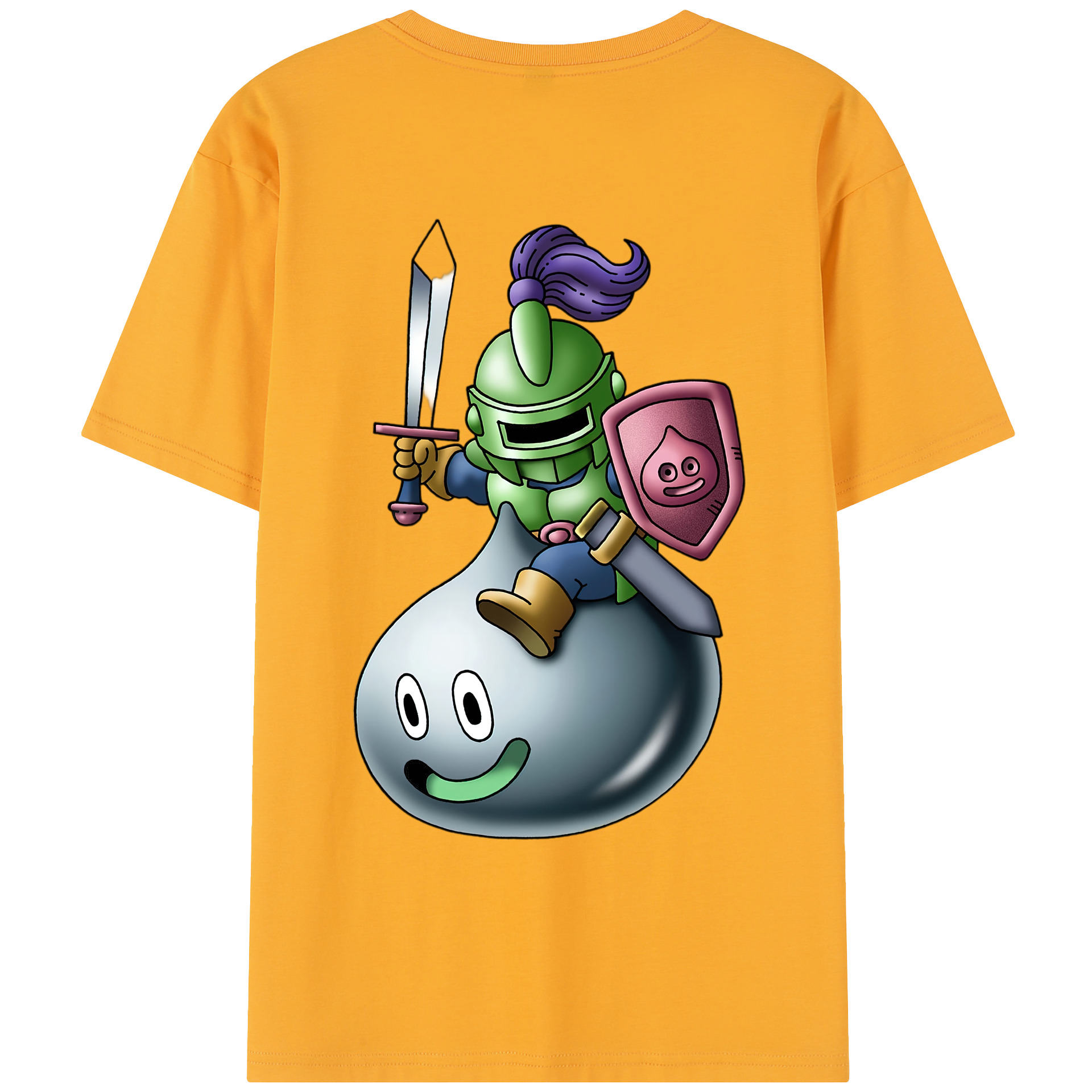 （画像用） ドラゴンクエスト Doragon Kuesuto Dragon Quest レディース半袖Tシャツ(バックプリント)