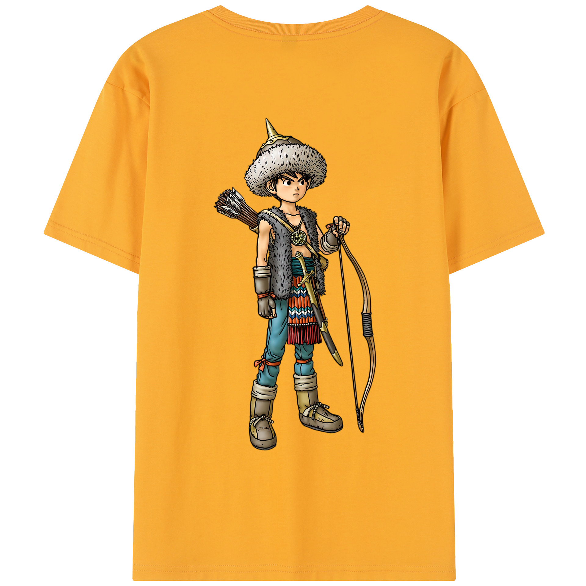 （画像用） ドラゴンクエスト Doragon Kuesuto Dragon Quest レディース半袖Tシャツ(バックプリント)