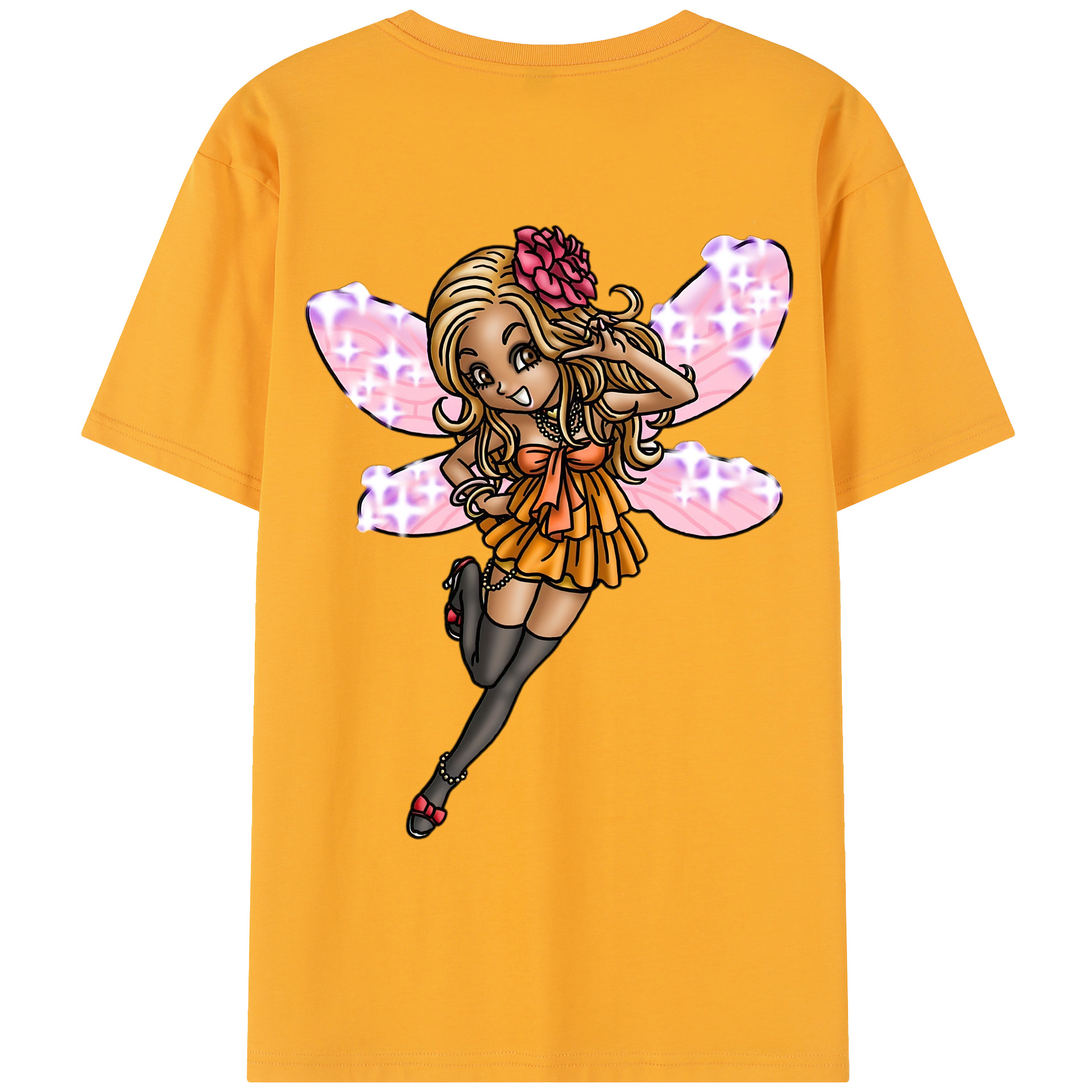 （画像用） ドラゴンクエスト Doragon Kuesuto Dragon Quest レディース半袖Tシャツ(バックプリント)