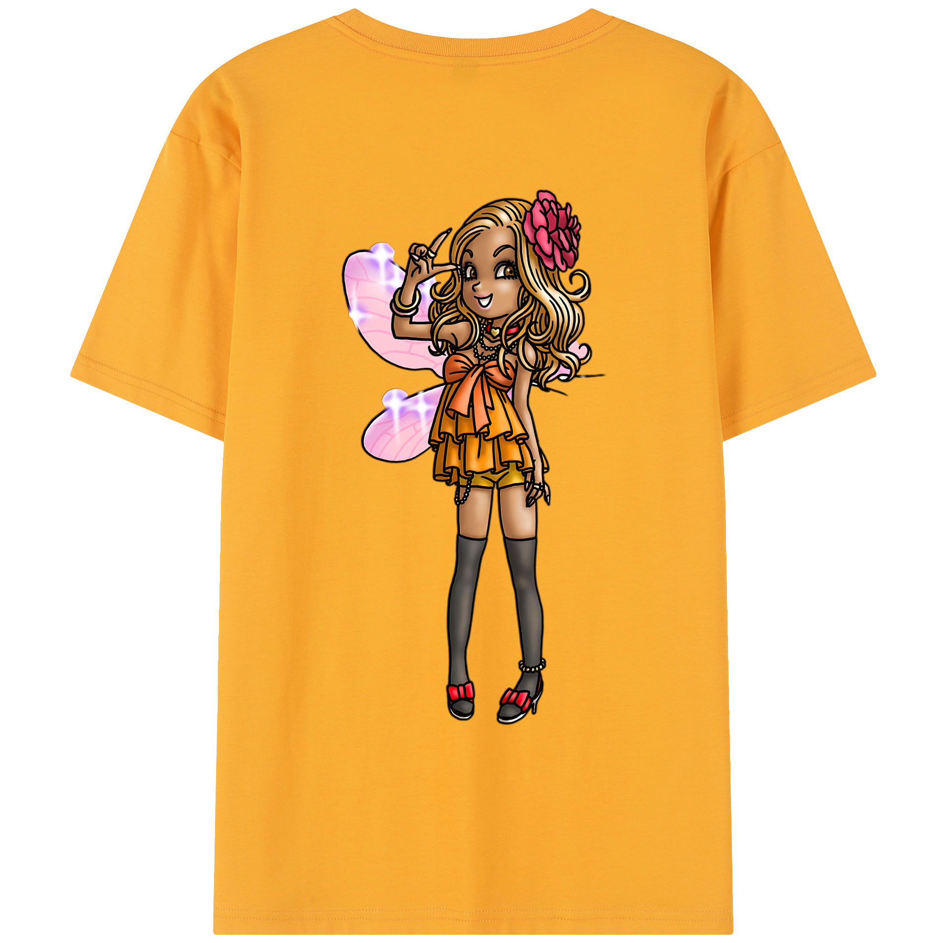 （画像用） ドラゴンクエスト Doragon Kuesuto Dragon Quest レディース半袖Tシャツ(バックプリント)