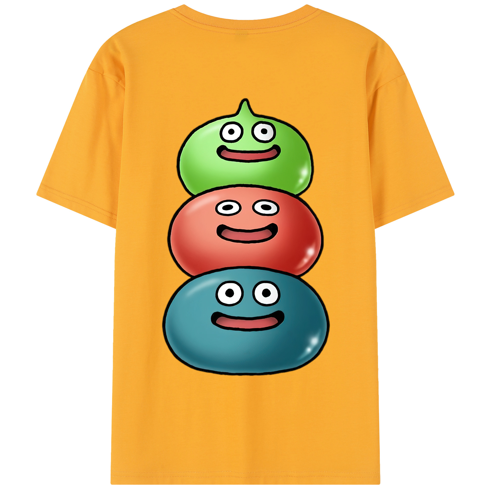 （画像用） ドラゴンクエスト Doragon Kuesuto Dragon Quest レディース半袖Tシャツ(バックプリント)