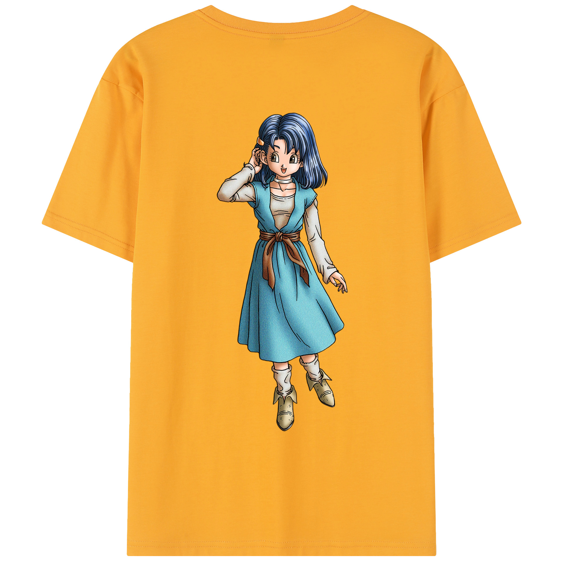 （画像用） ドラゴンクエスト Doragon Kuesuto Dragon Quest レディース半袖Tシャツ(バックプリント)
