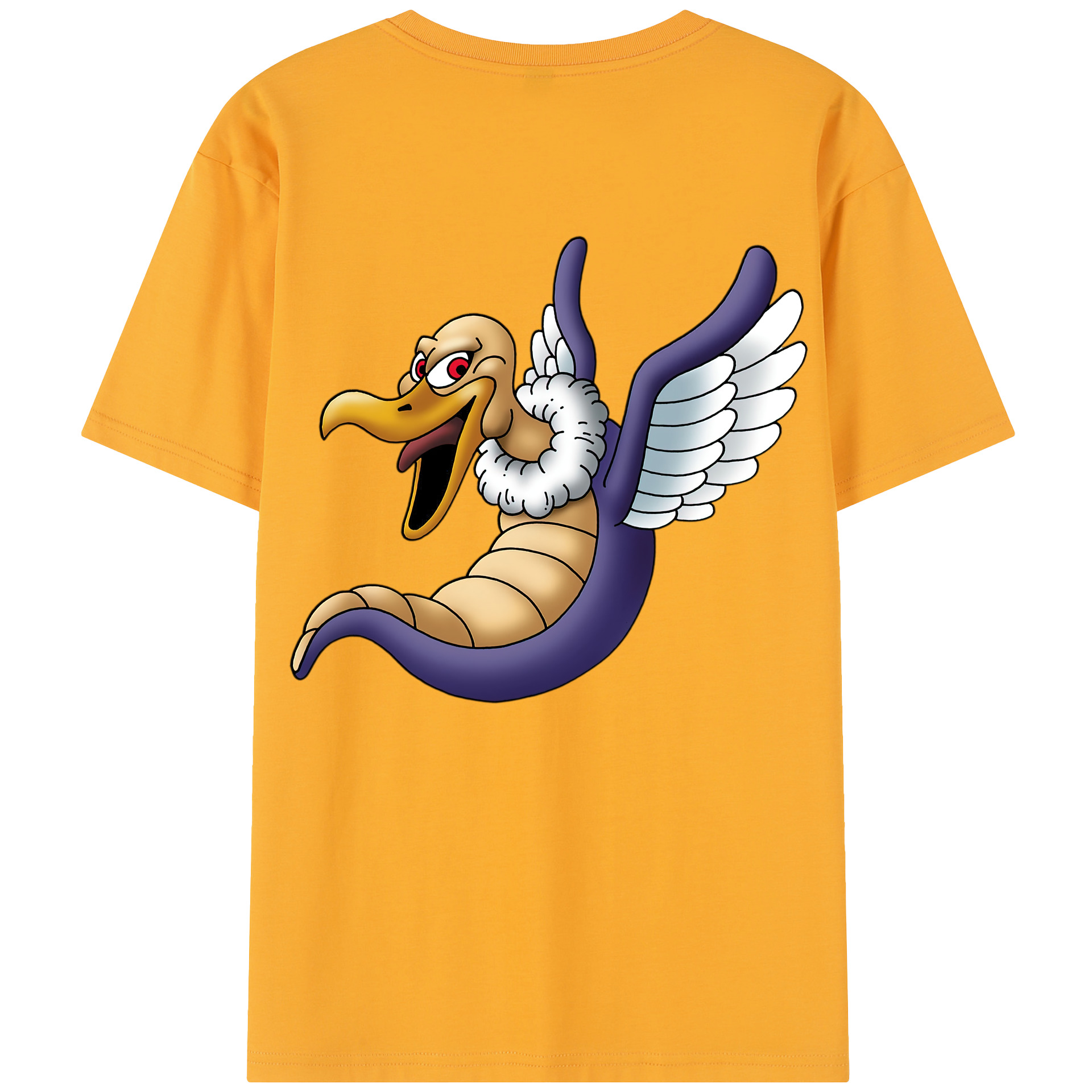（画像用） ドラゴンクエスト Doragon Kuesuto Dragon Quest レディース半袖Tシャツ(バックプリント)