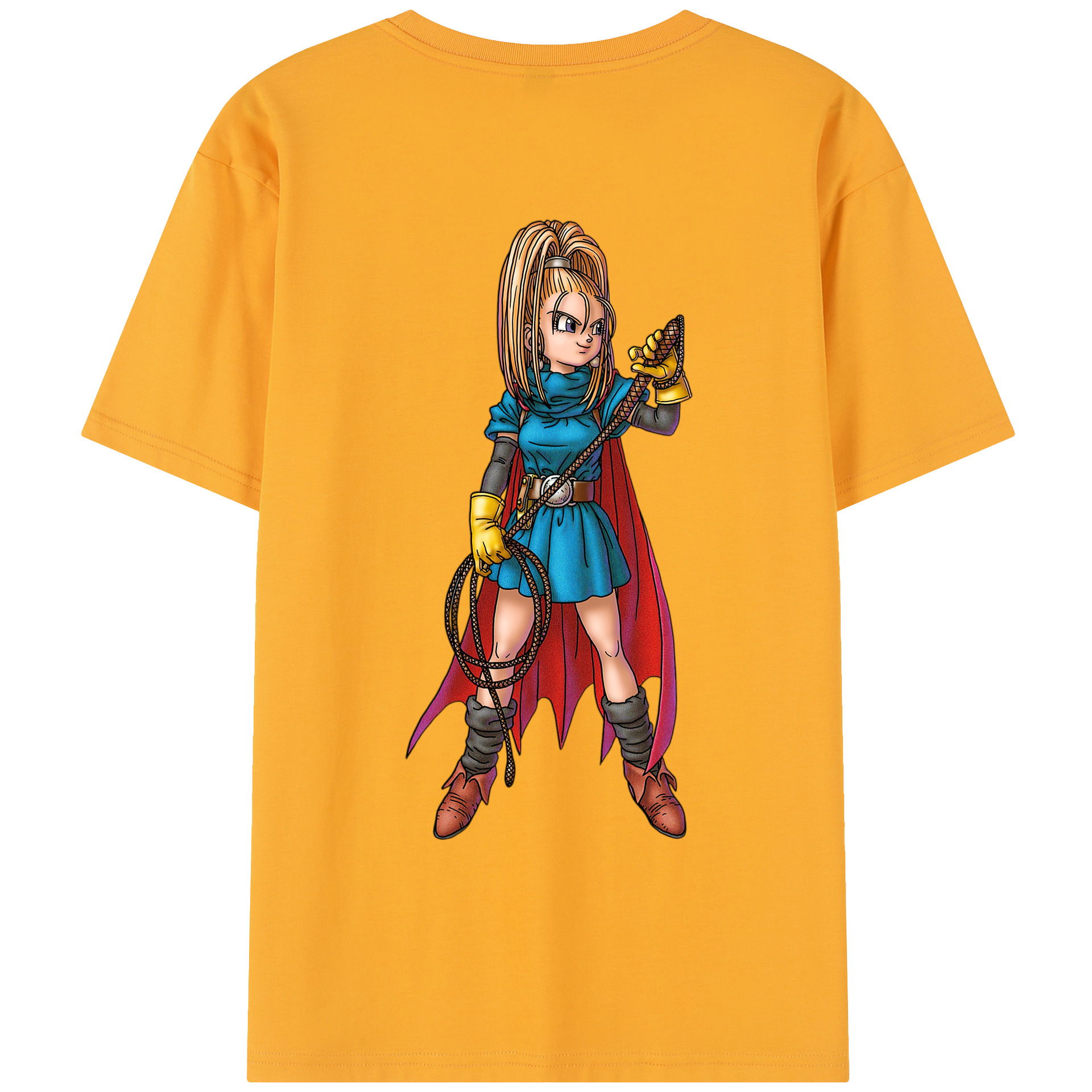 （画像用） ドラゴンクエスト Doragon Kuesuto Dragon Quest レディース半袖Tシャツ(バックプリント)