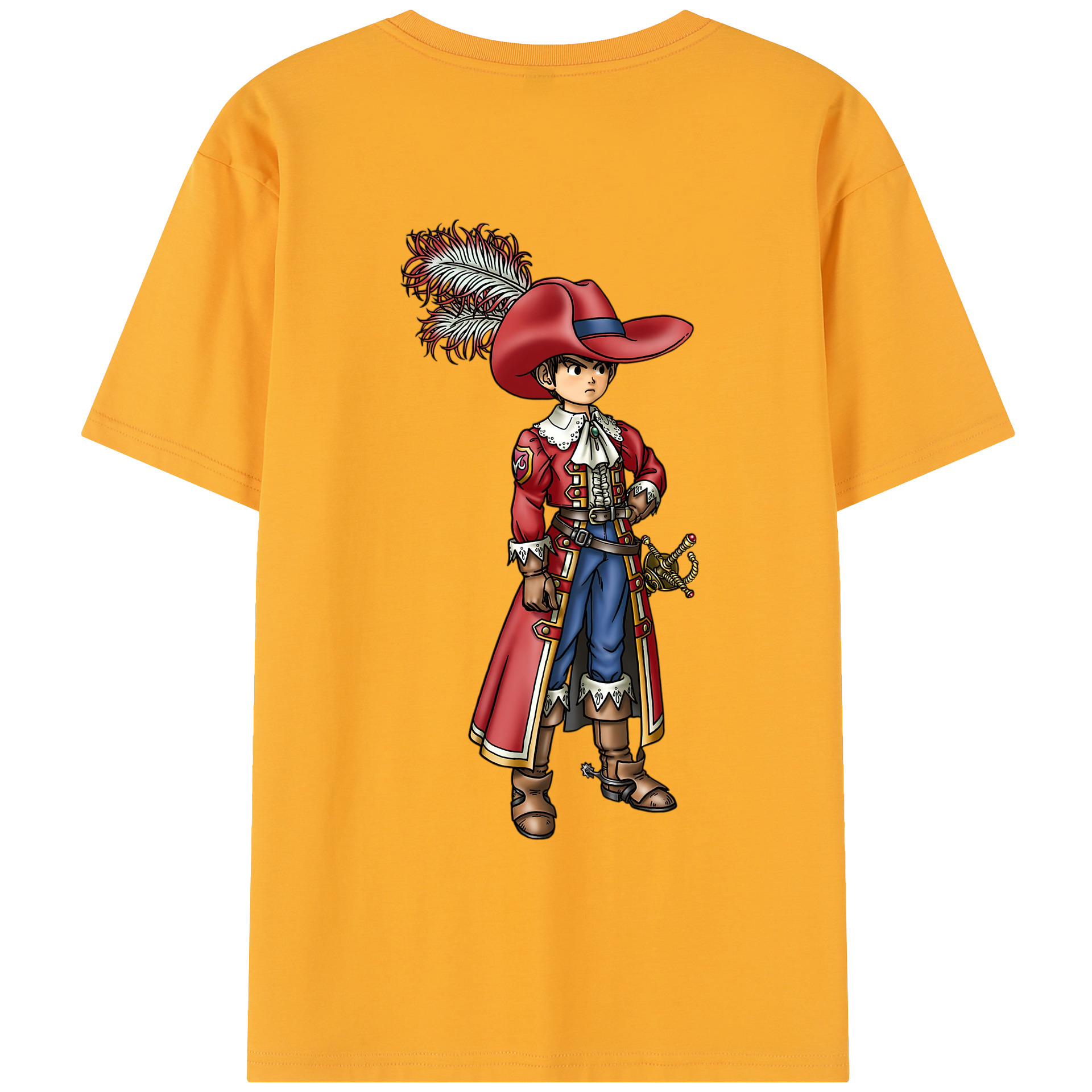 （画像用） ドラゴンクエスト Doragon Kuesuto Dragon Quest レディース半袖Tシャツ(バックプリント)