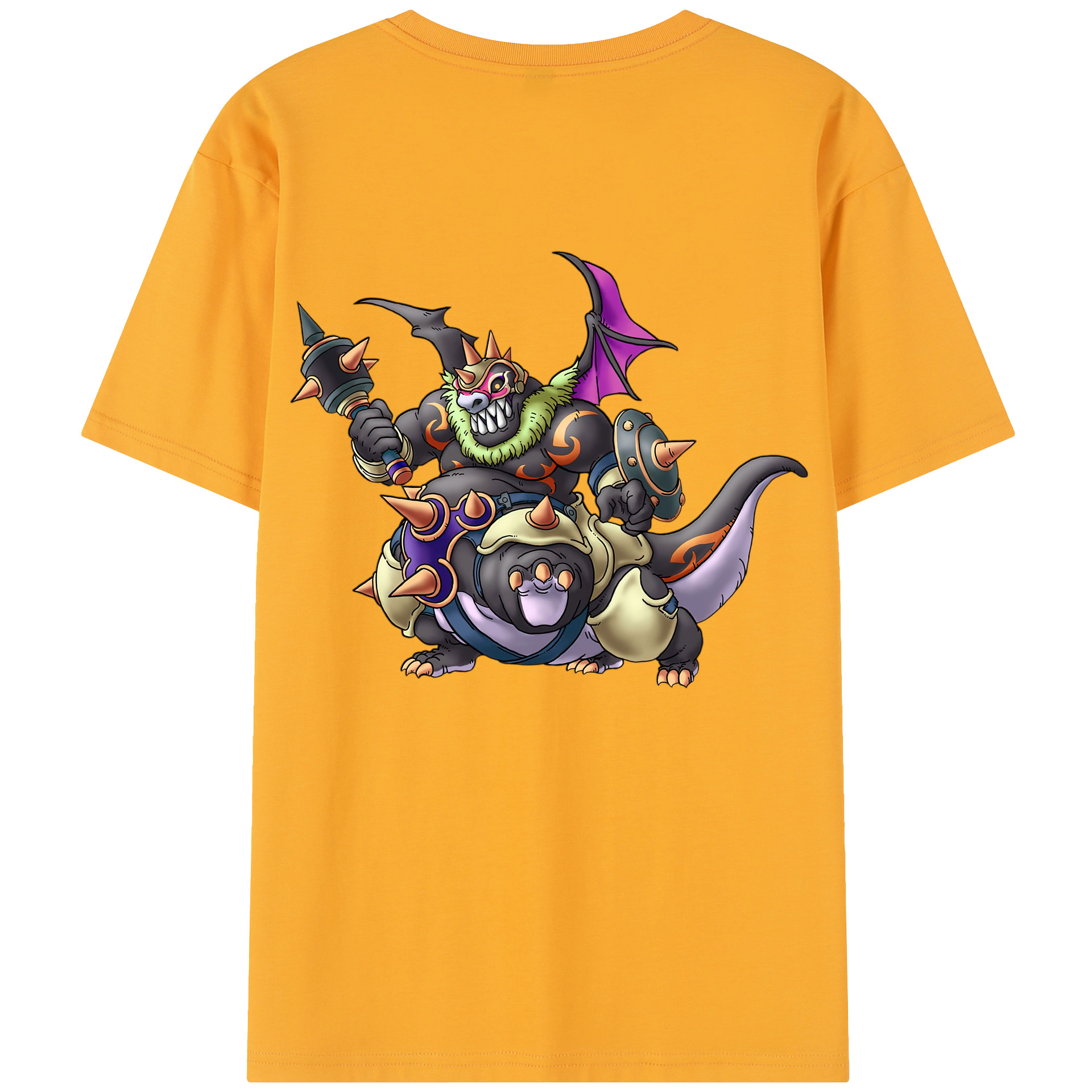 （画像用） ドラゴンクエスト Doragon Kuesuto Dragon Quest レディース半袖Tシャツ(バックプリント)